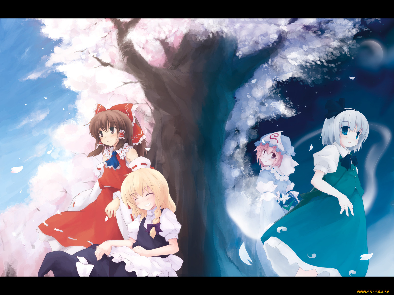 аниме, touhou, персонажи, тохо