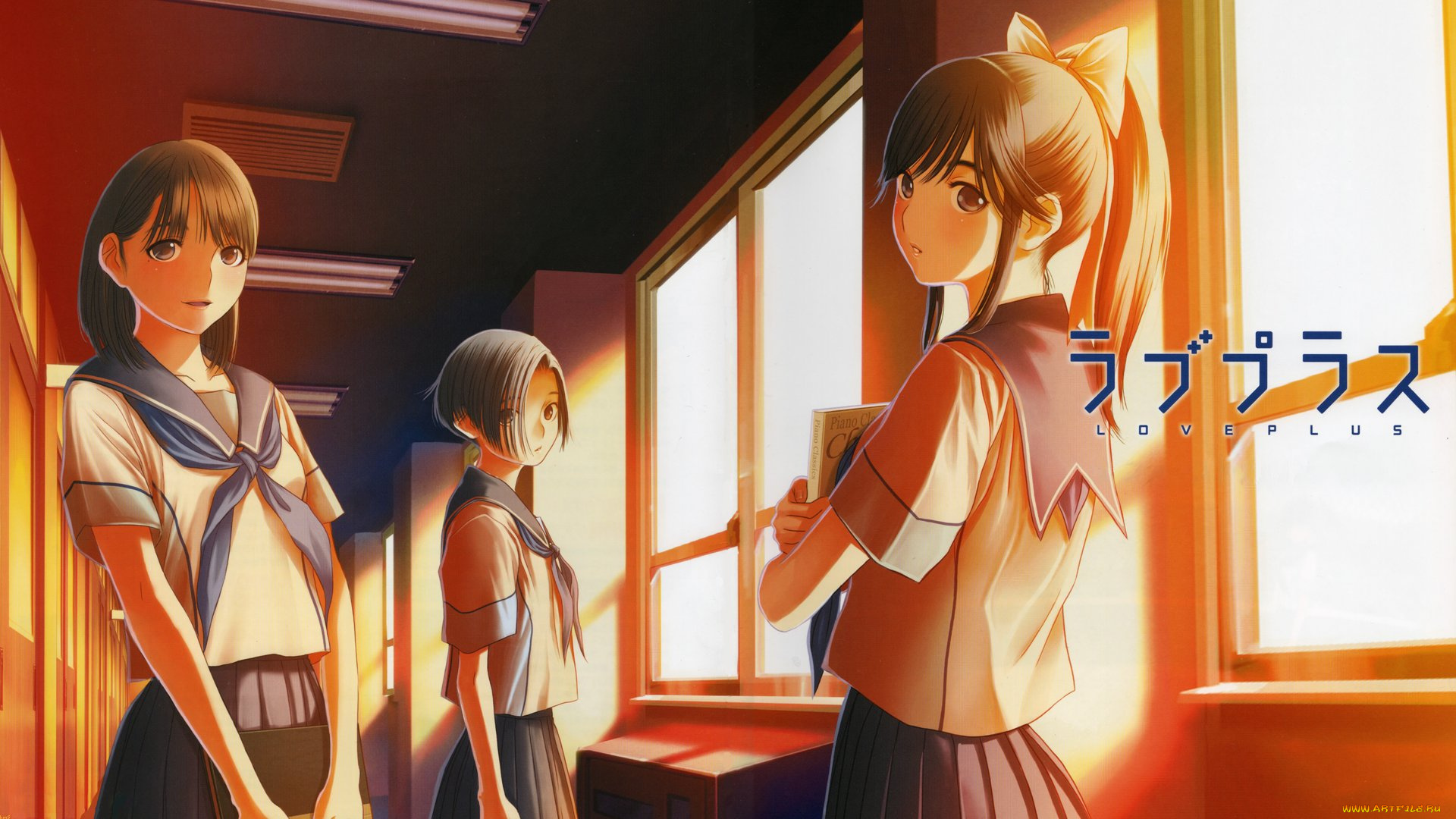 аниме, loveplus, девушки