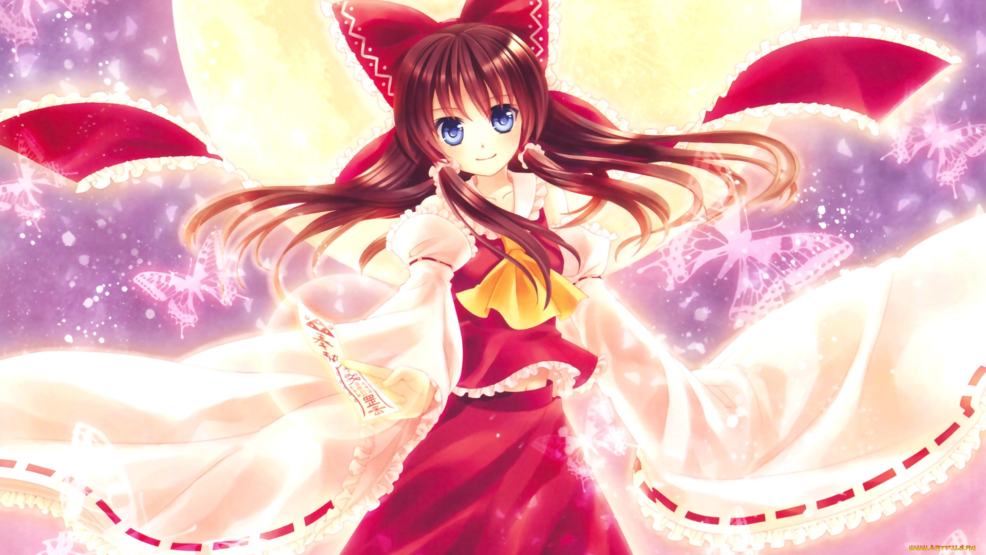 аниме, touhou, рейму, хакурей