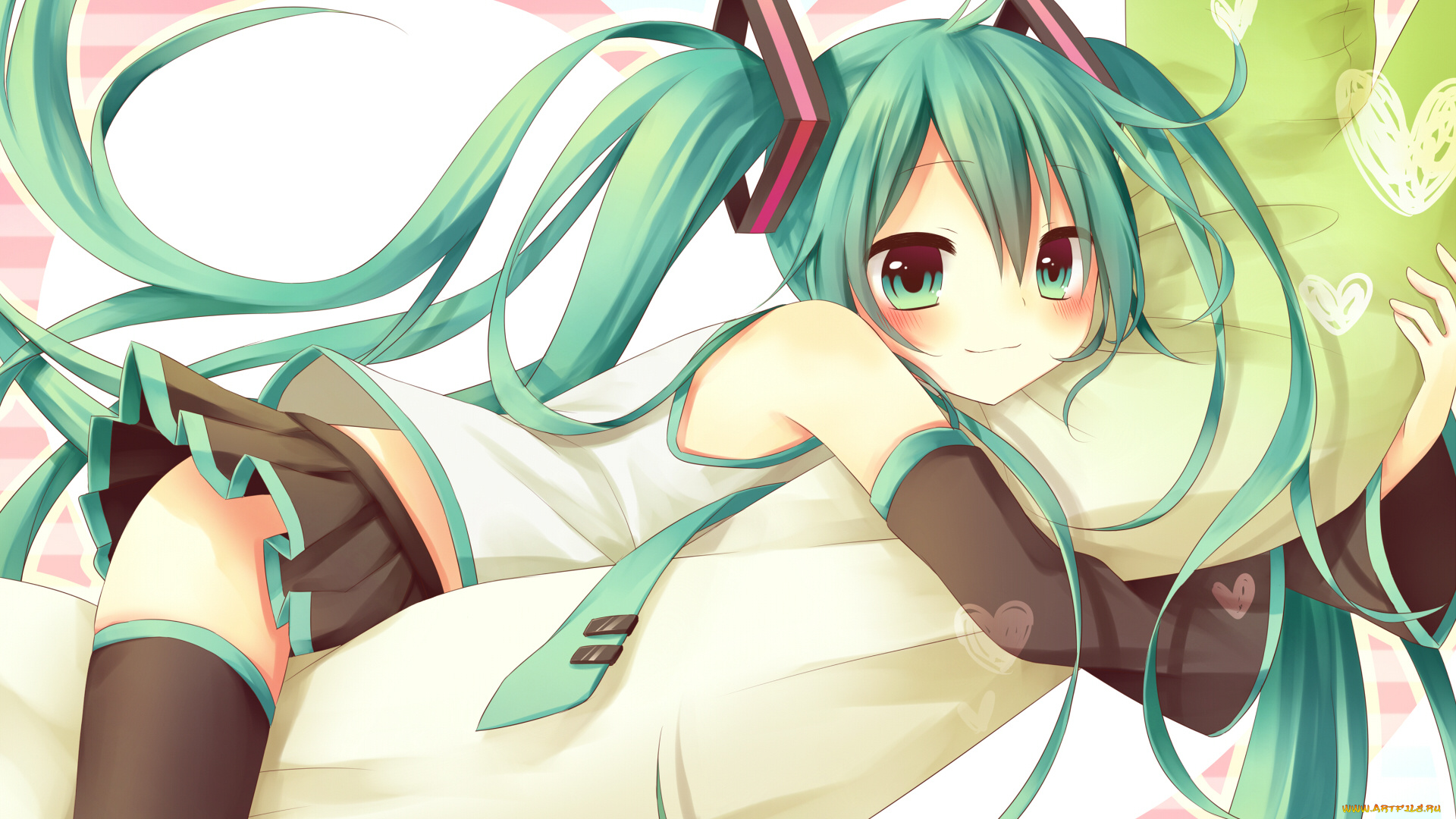 аниме, vocaloid, hatsune, miku, мику