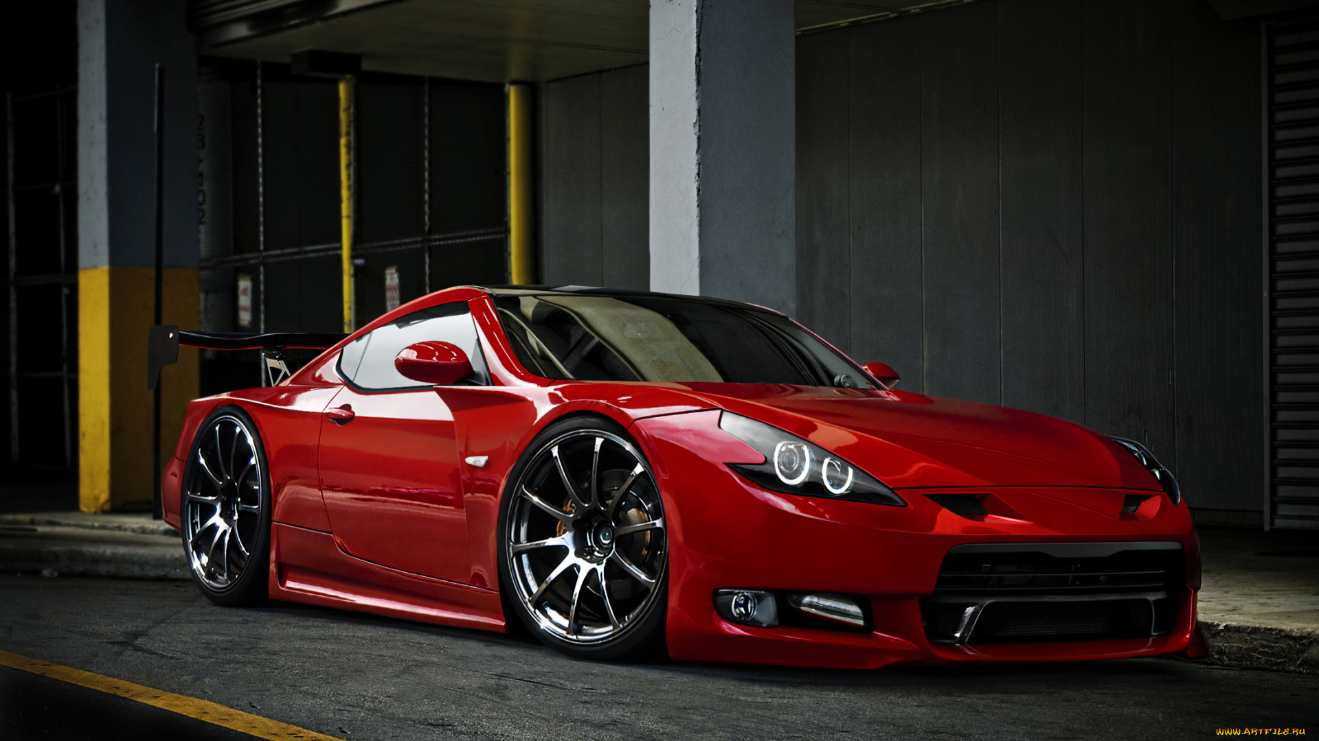 автомобили, виртуальный, тюнинг, 350z, nissan