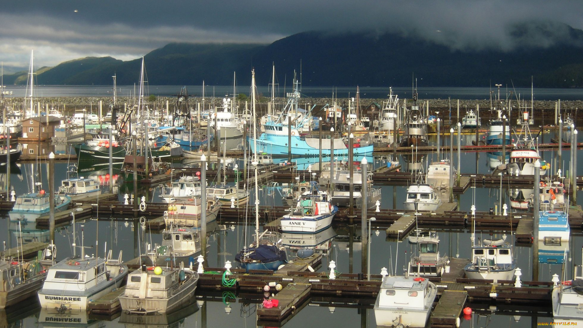 корабли, порты, причалы, аляска, причал