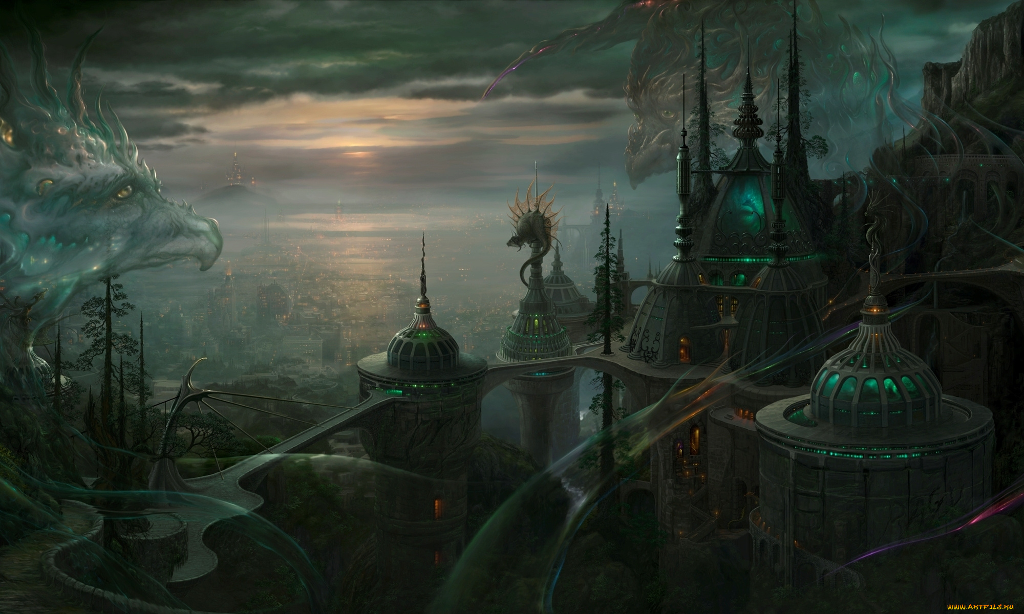 фэнтези, иные, миры, времена, драконы