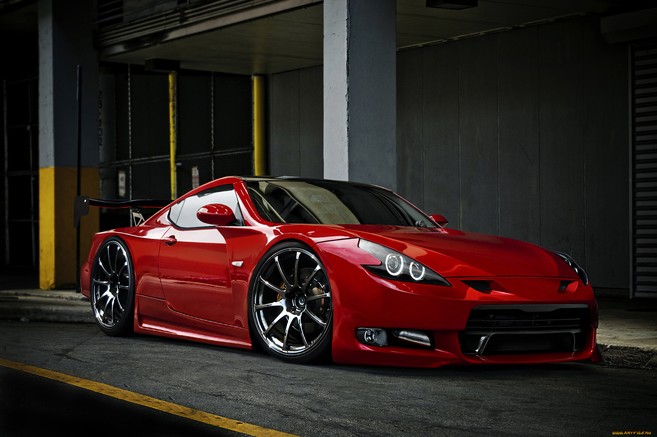 автомобили, виртуальный, тюнинг, 350z, nissan