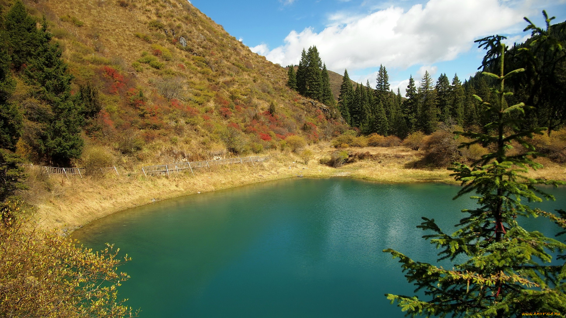 китай, сычуань, erdaohai, lake, природа, реки, озера