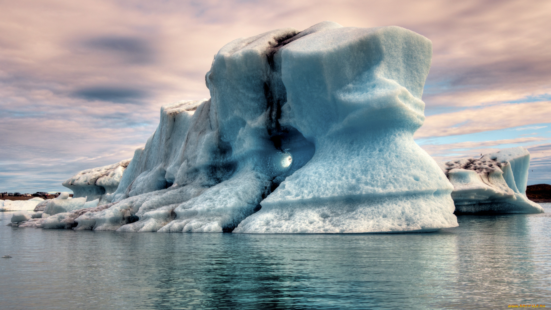 природа, айсберги, ледники, лёд