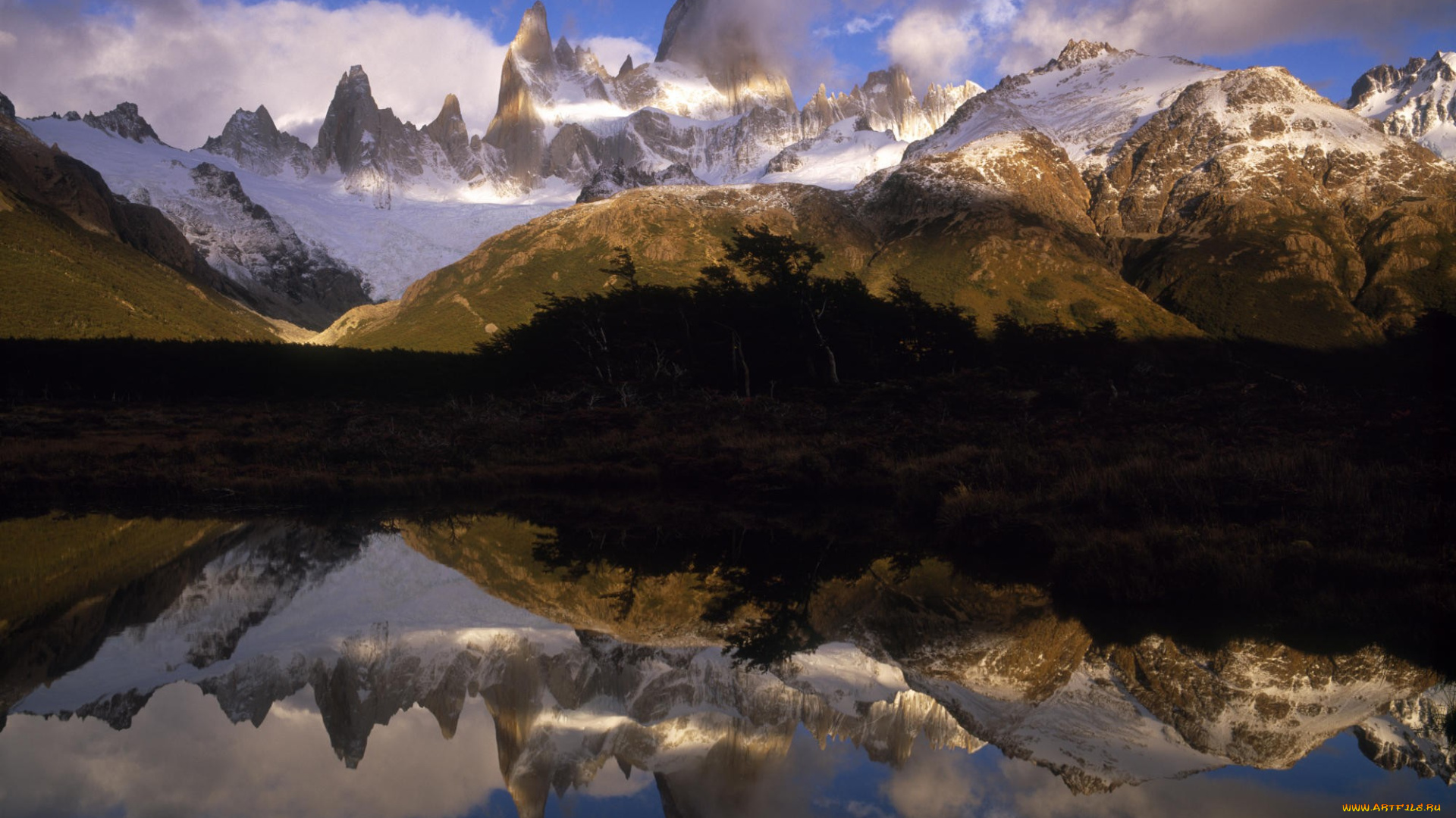 scenic, природа, реки, озера, отражение, озеро, горы