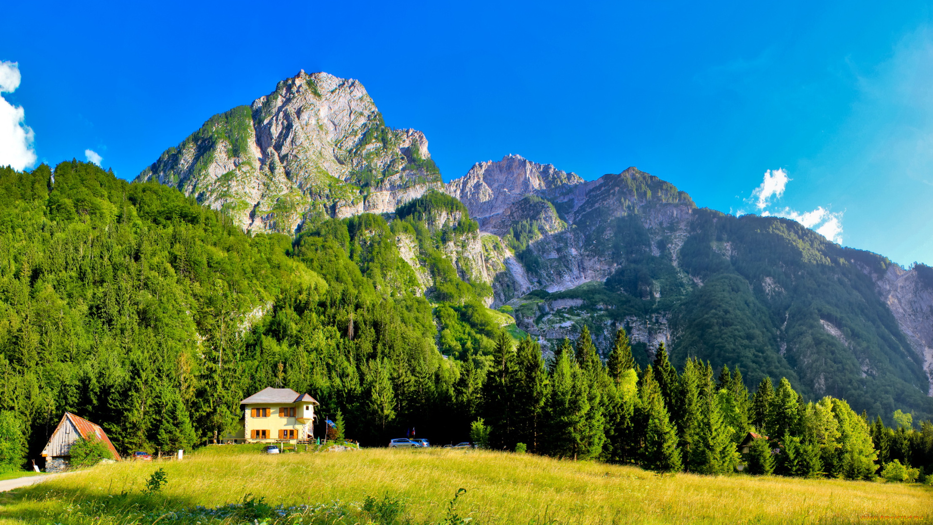 словения, bovec, природа, горы