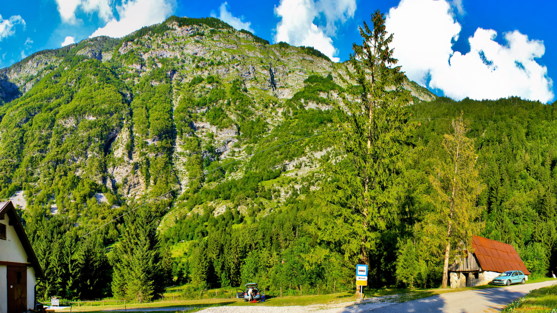 словения, bovec, природа, горы