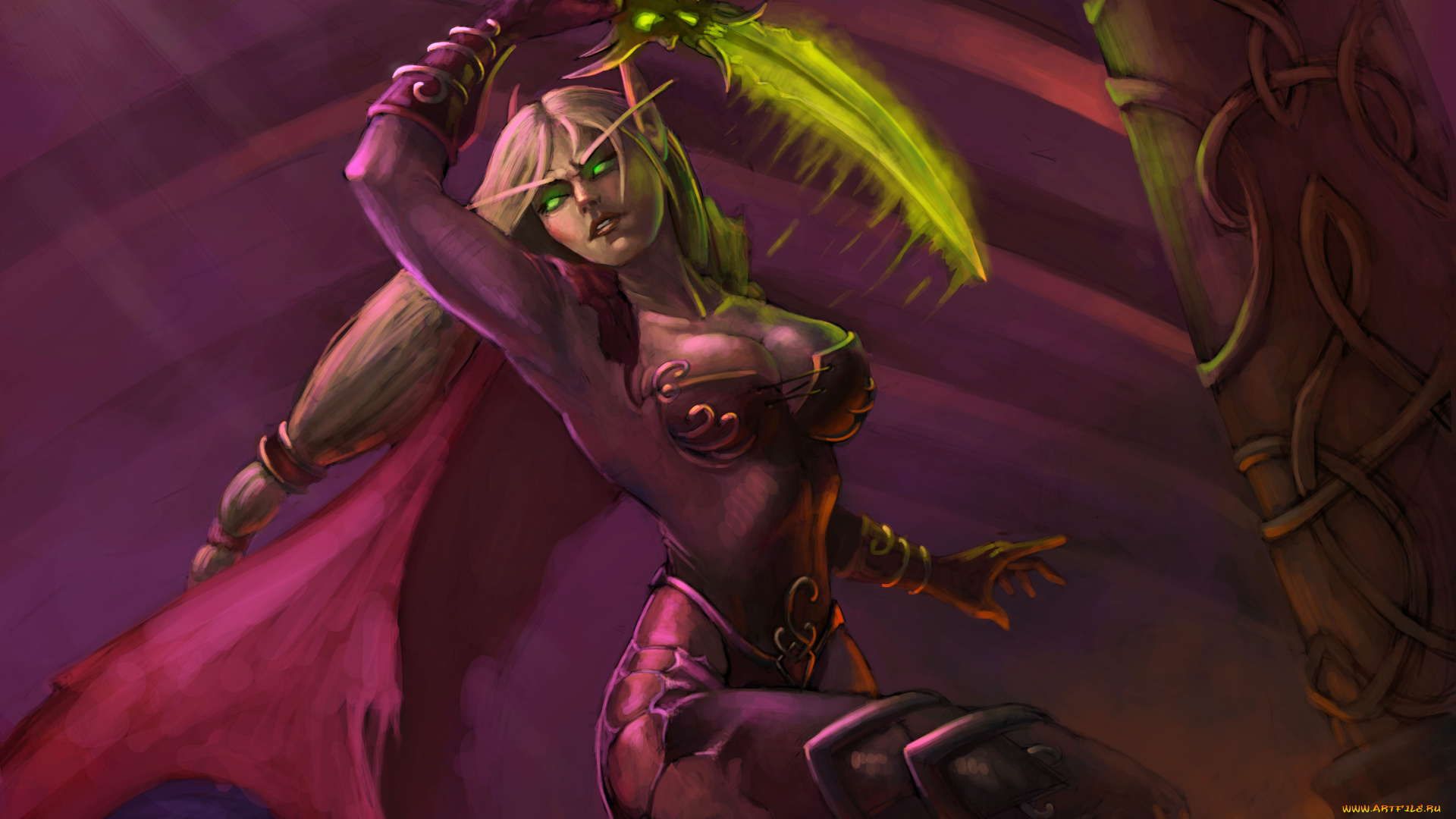 world, of, warcraft, видео, игры, фан-арт, blood, elf