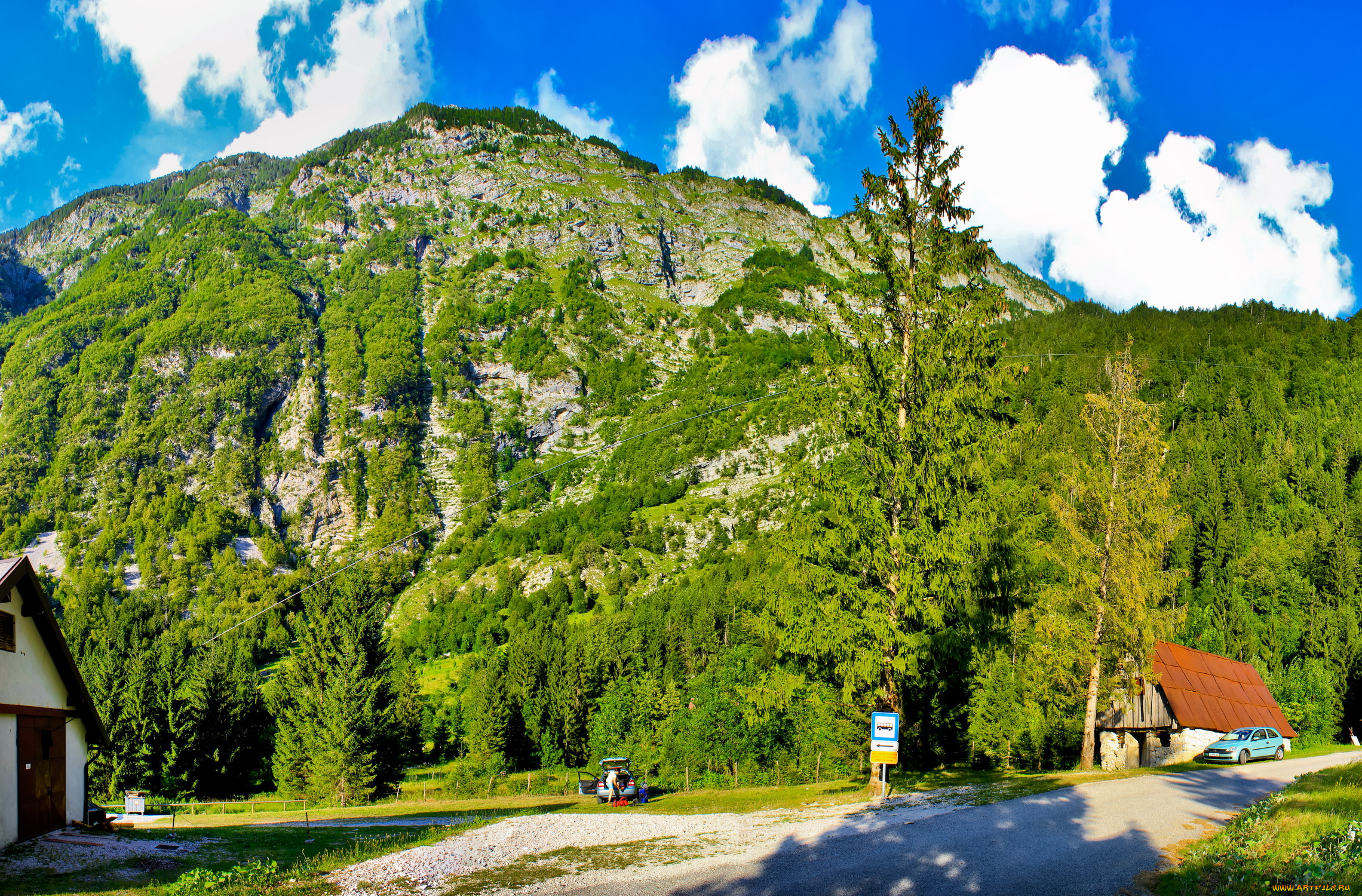 словения, bovec, природа, горы