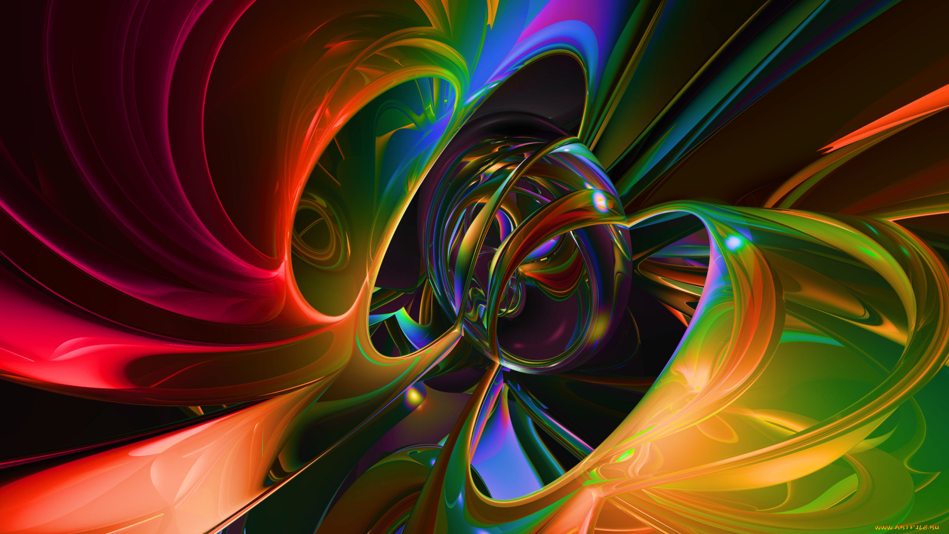 3д, графика, abstract, абстракции, узор, цвет