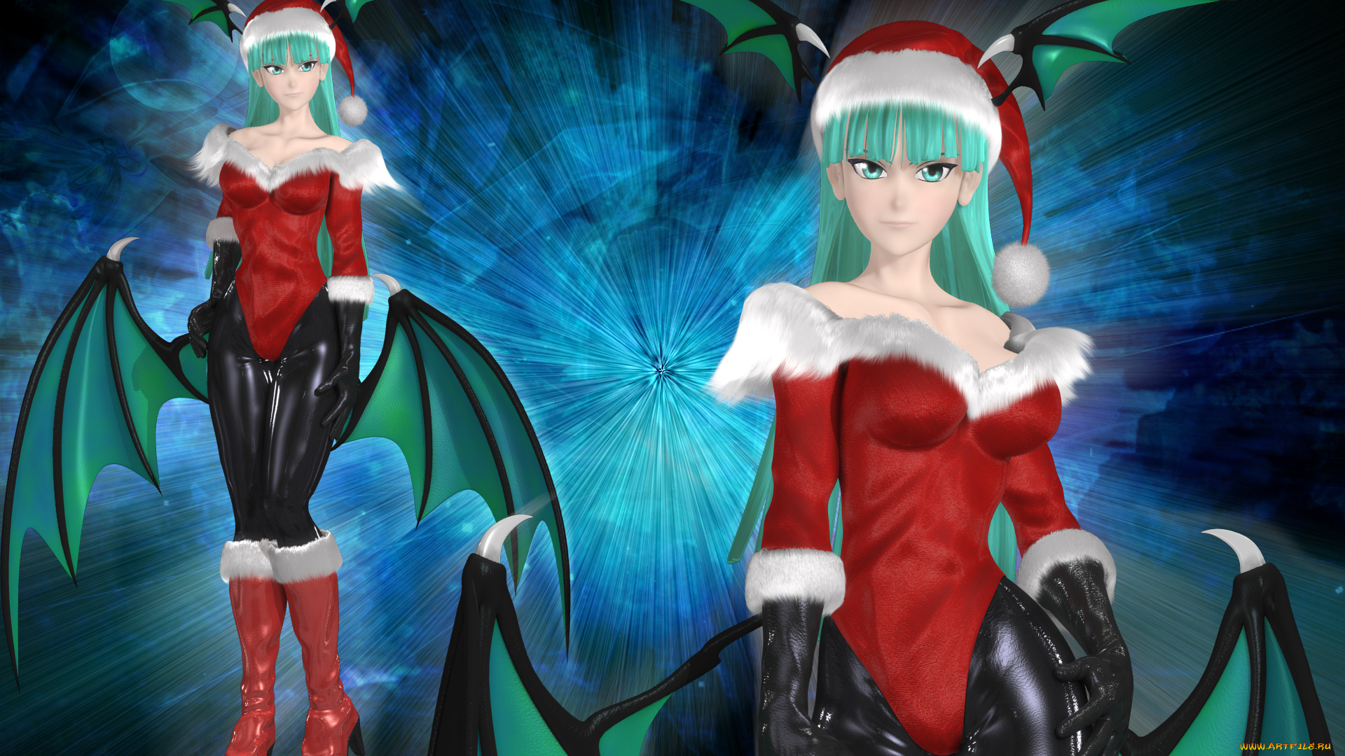 3д, графика, anime, аниме, снегурочки, vocaloid