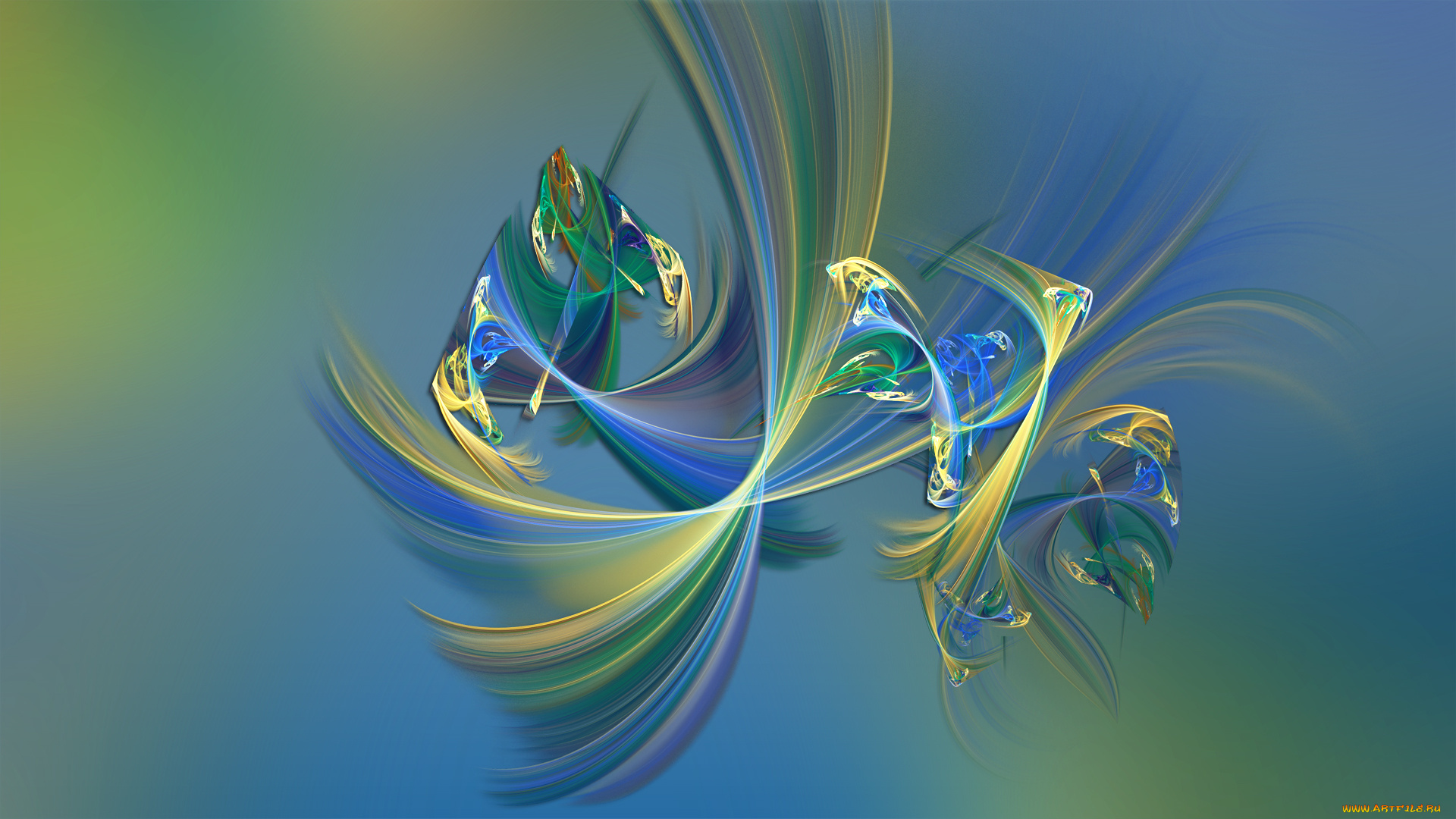 3д, графика, fractal, фракталы, цвета, узор