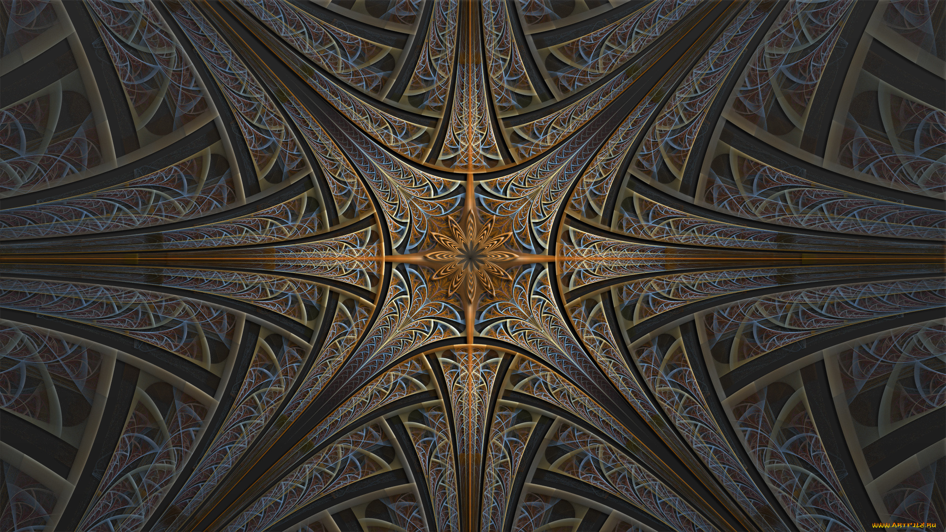 3д, графика, fractal, фракталы, цвета, узор