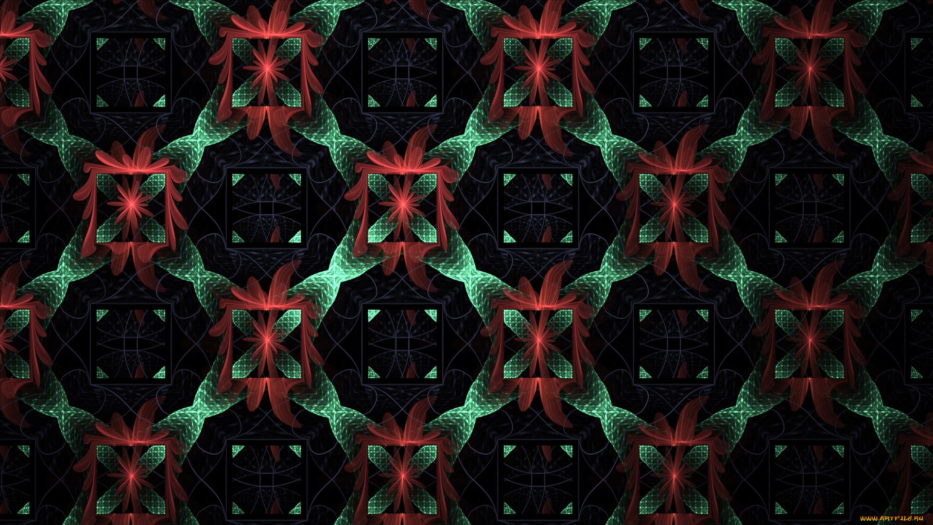 3д, графика, fractal, фракталы, узор, цвета