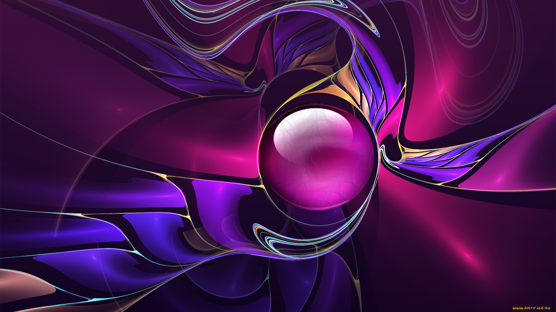 3д, графика, fractal, фракталы, узор, цвета