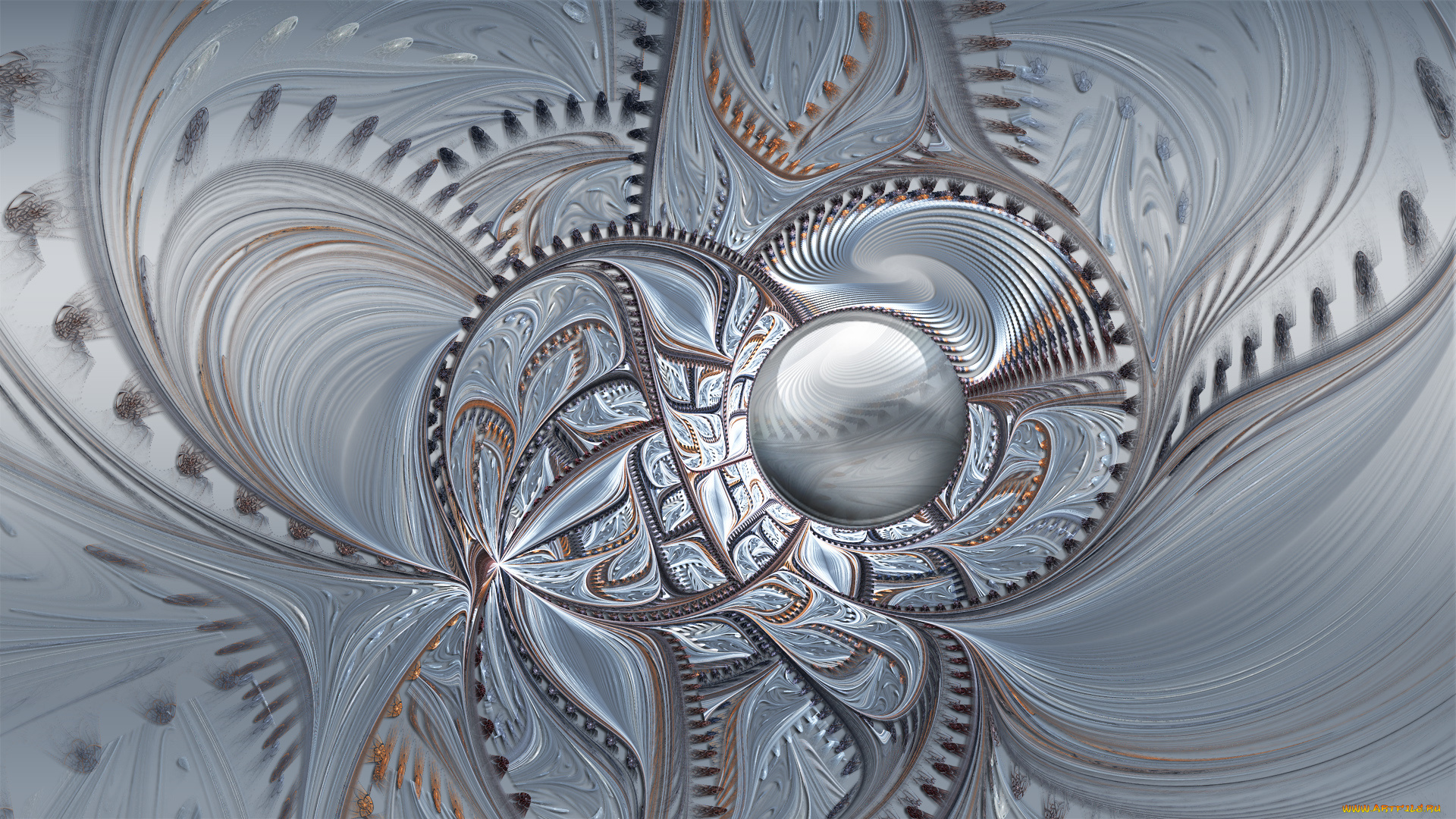 3д, графика, fractal, фракталы, узор, цвета