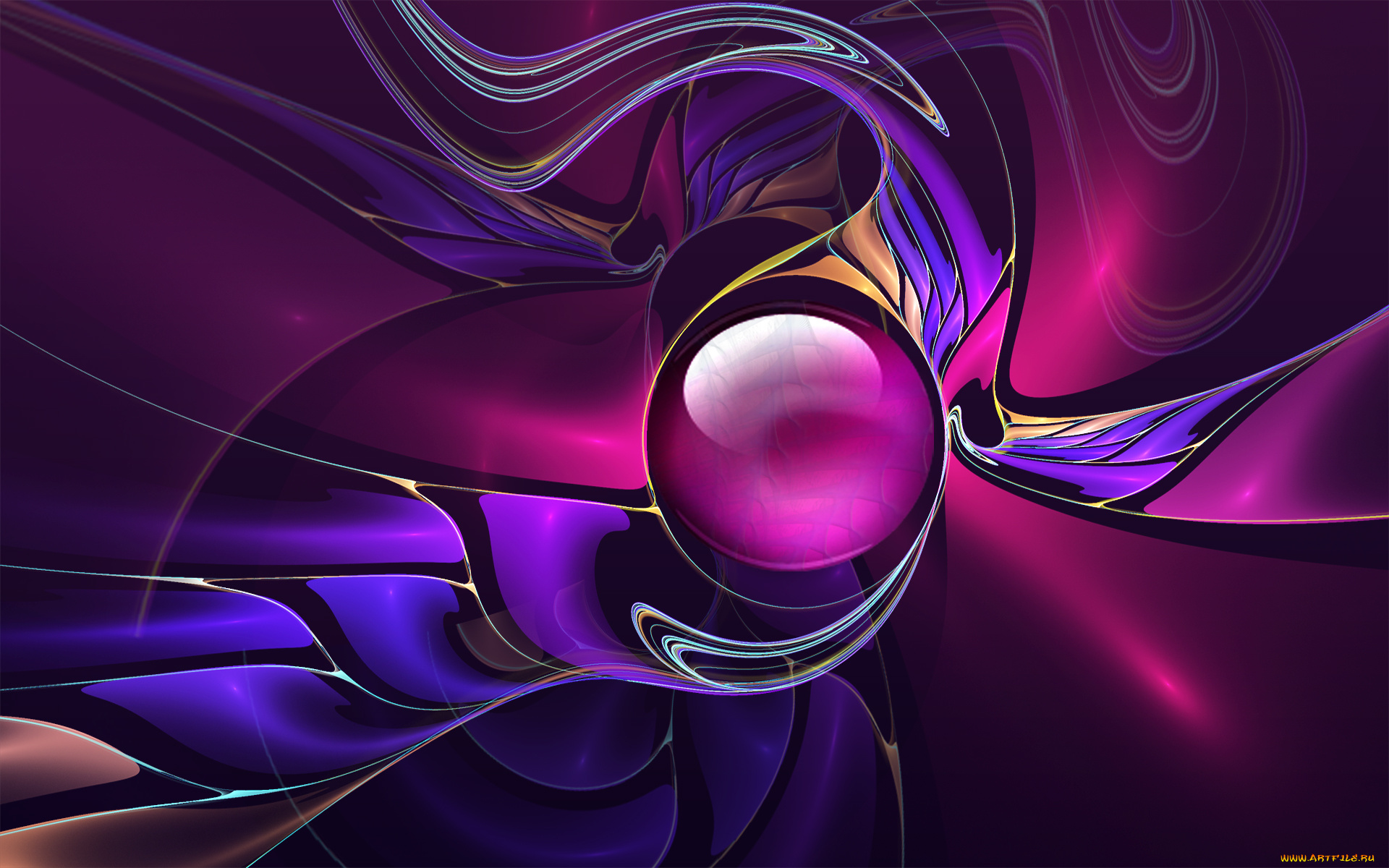 3д, графика, fractal, фракталы, узор, цвета