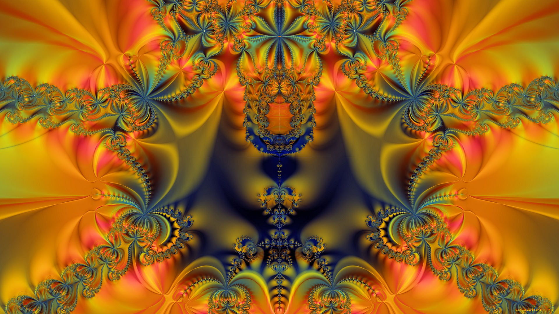 3д, графика, фракталы, , fractal, цвета, фон, узор