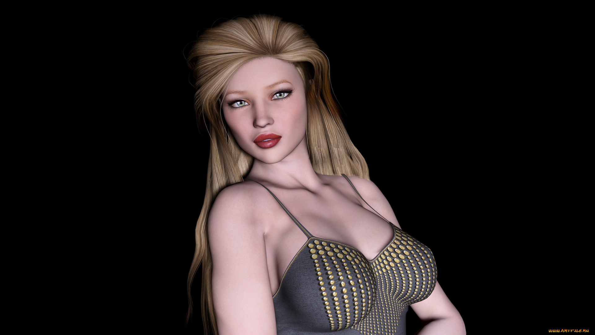 3д, графика, люди, , people, фон, взгляд, девушка