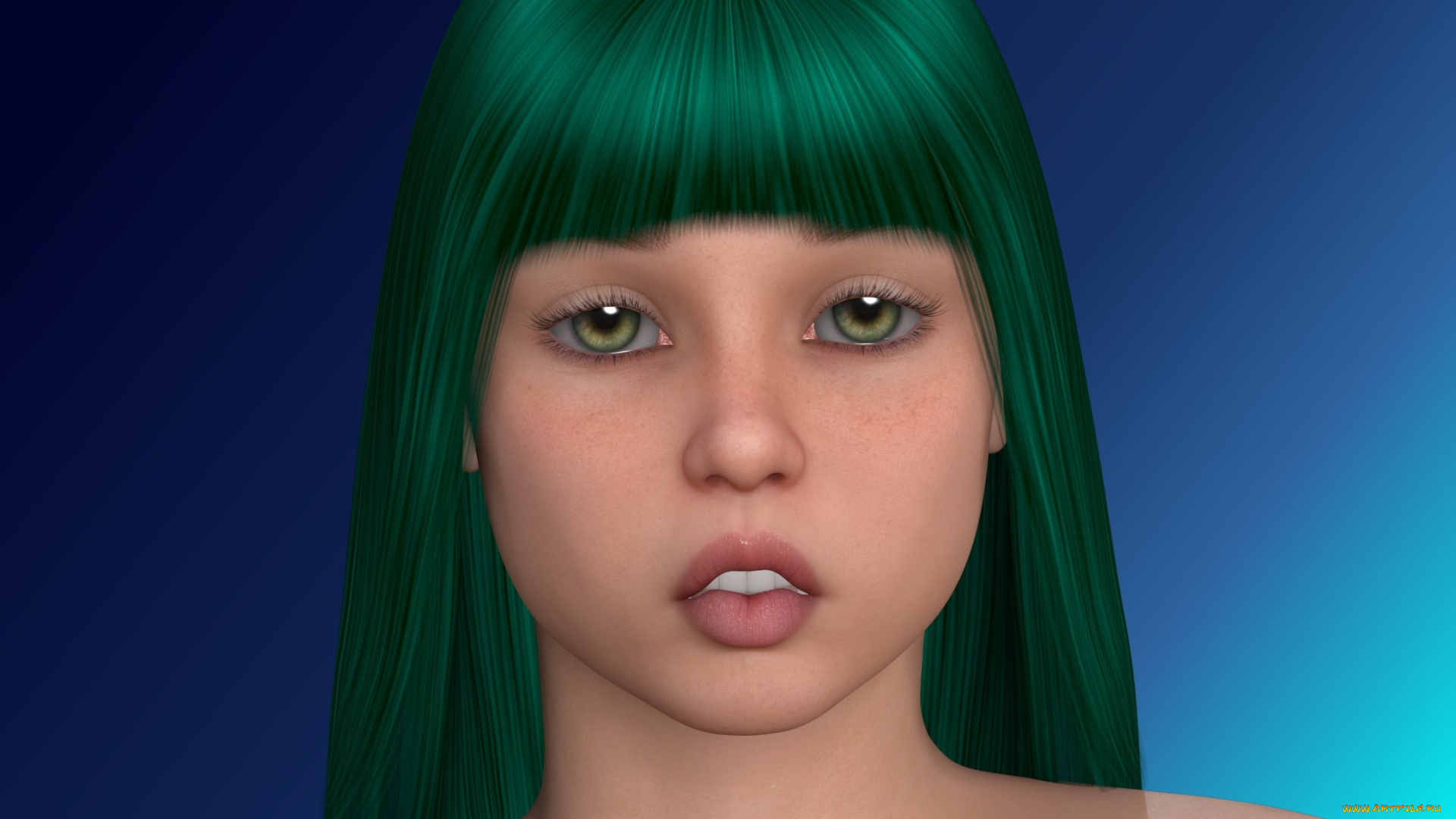 3д, графика, люди, , people, взгляд, девушка