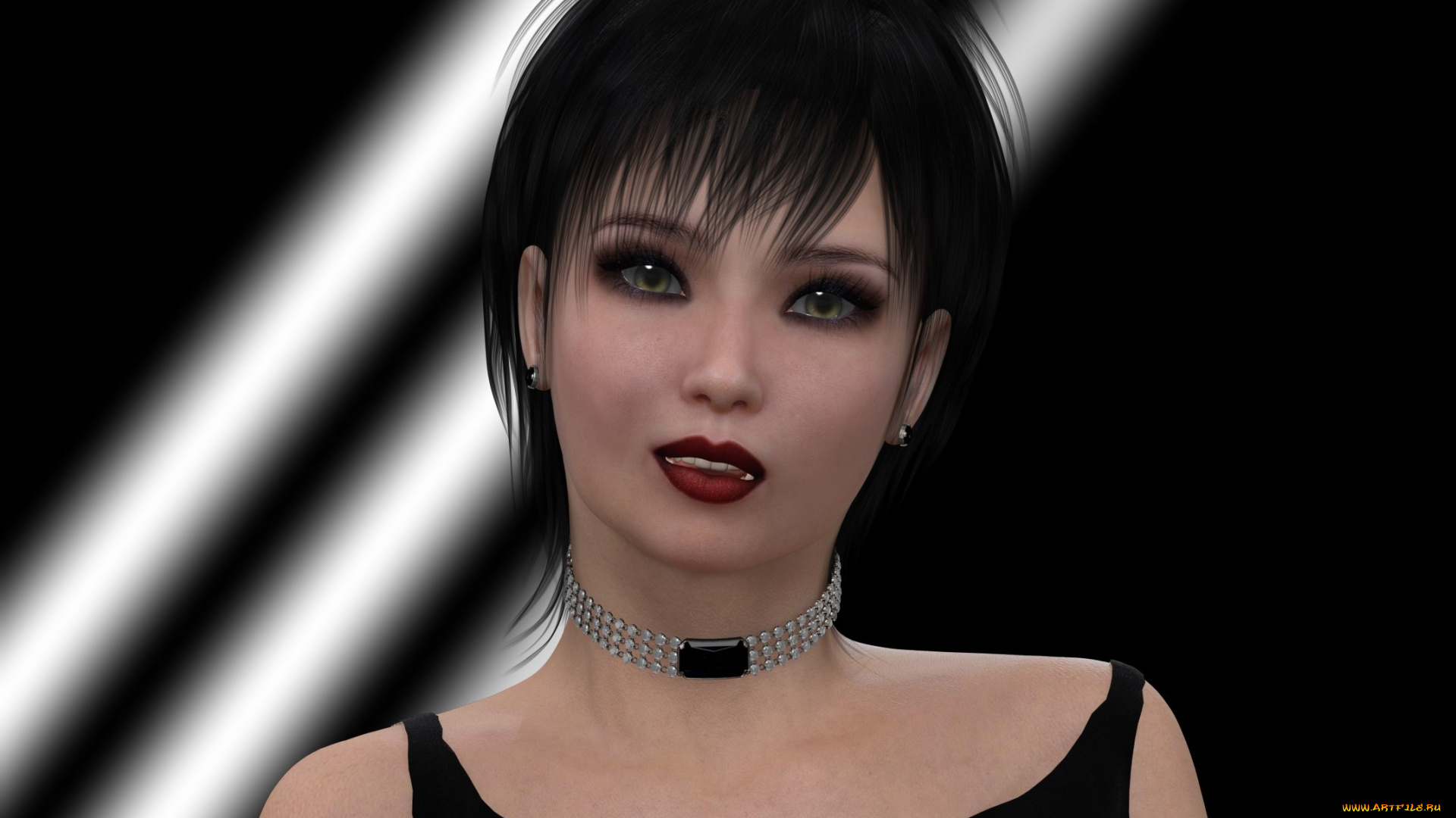 3д, графика, портрет, , portraits, взгляд, девушка