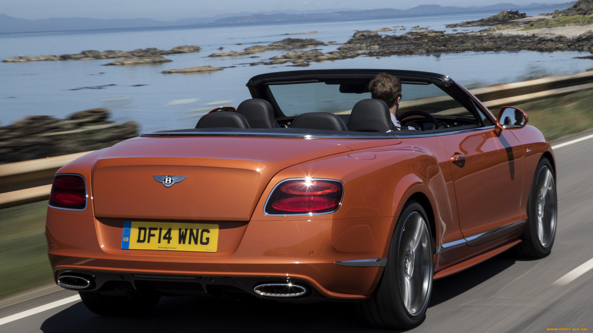 автомобили, bentley, красный, 2014г, continental, gt, speed, uk-spec