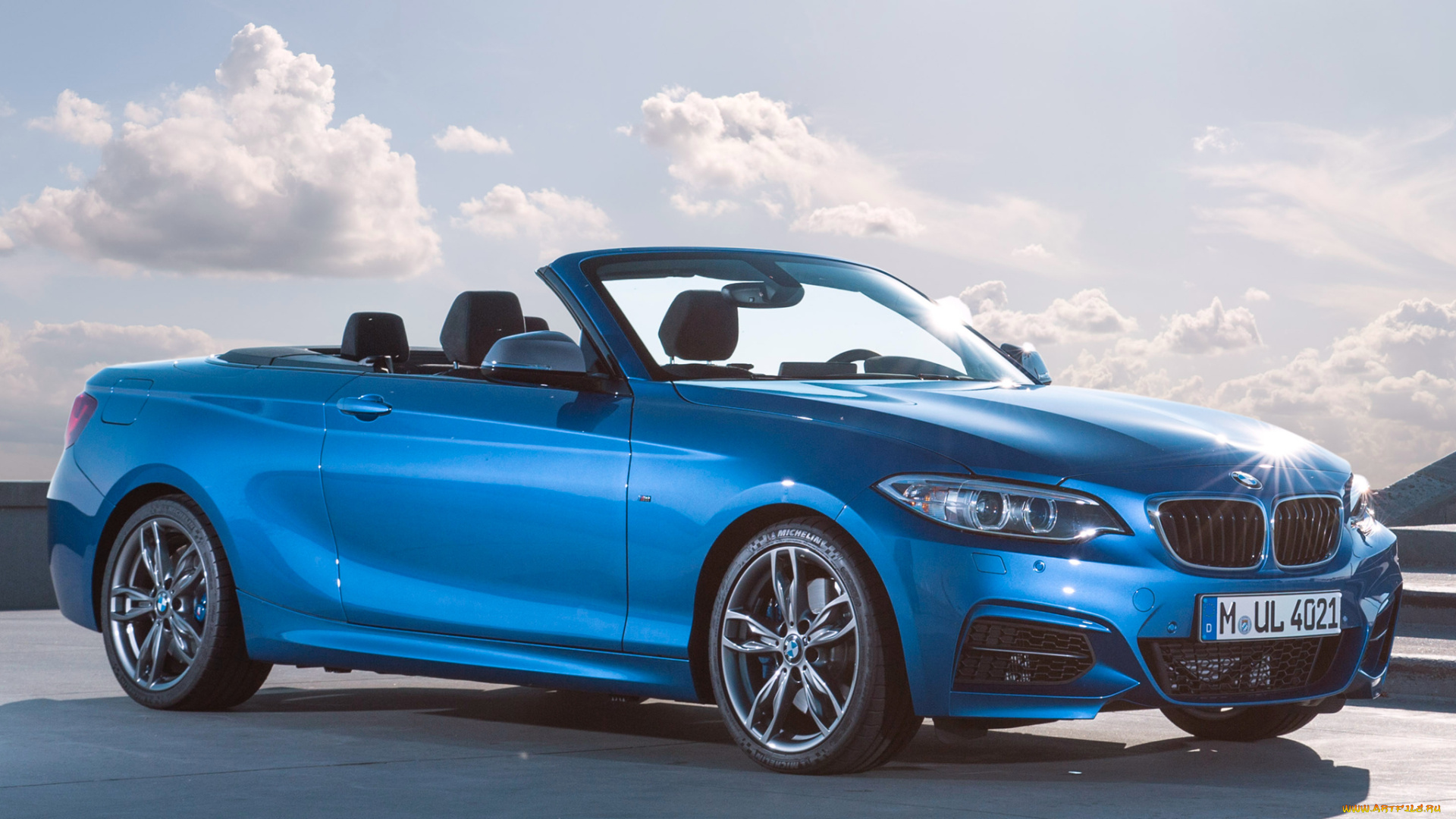 автомобили, bmw, синий, 2014г, f23, cabrio, m235i