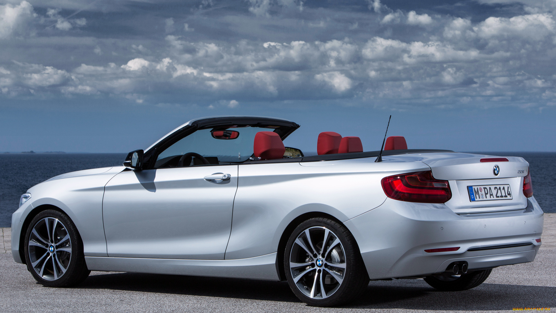 автомобили, bmw, sport, 228i, cabrio, 2014г, f23, line, серый