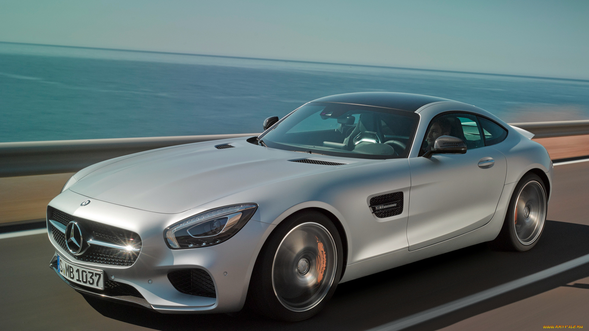 автомобили, mercedes-benz, amg, gt, 2014г, серый, mercedes