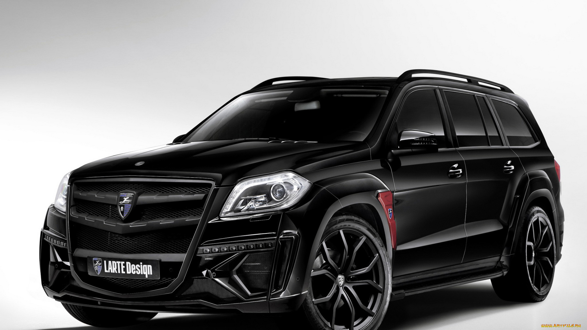 автомобили, mercedes-benz, design, larte, crystal, black, gl, темный, 2014г, x166