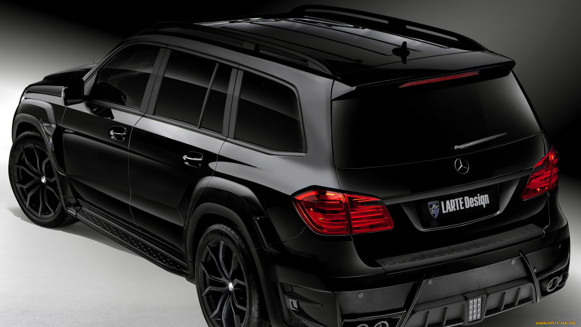 автомобили, mercedes-benz, темный, x166, crystal, black, gl, 2014г, design, larte