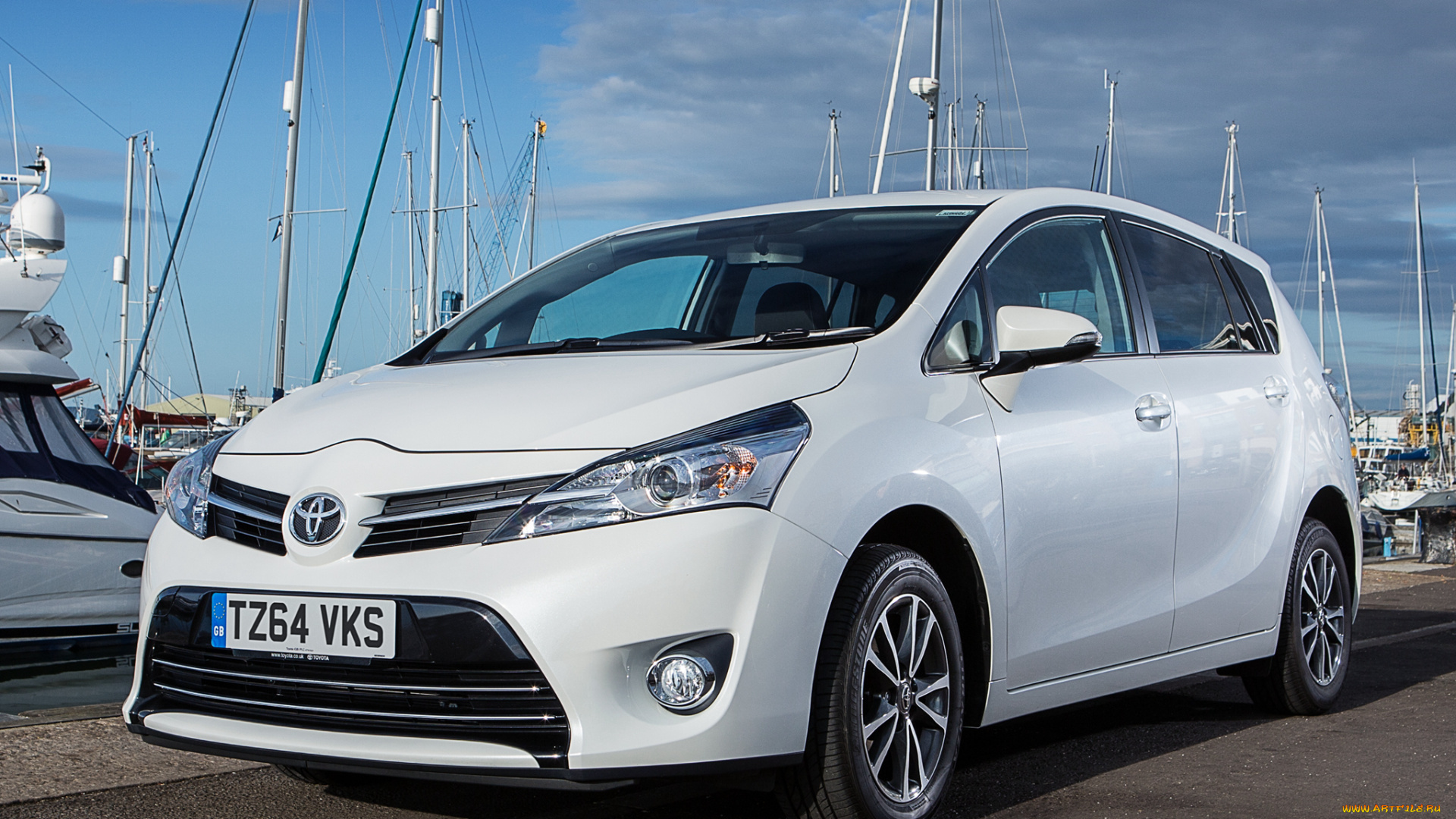 автомобили, toyota, uk-spec, verso, светлый, 2013г