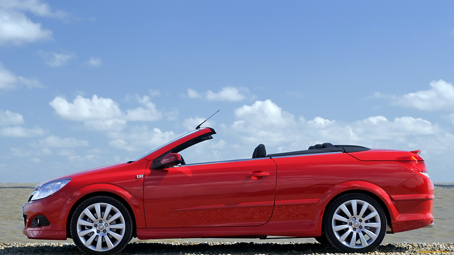 автомобили, vauxhall, красный, twintop, astra