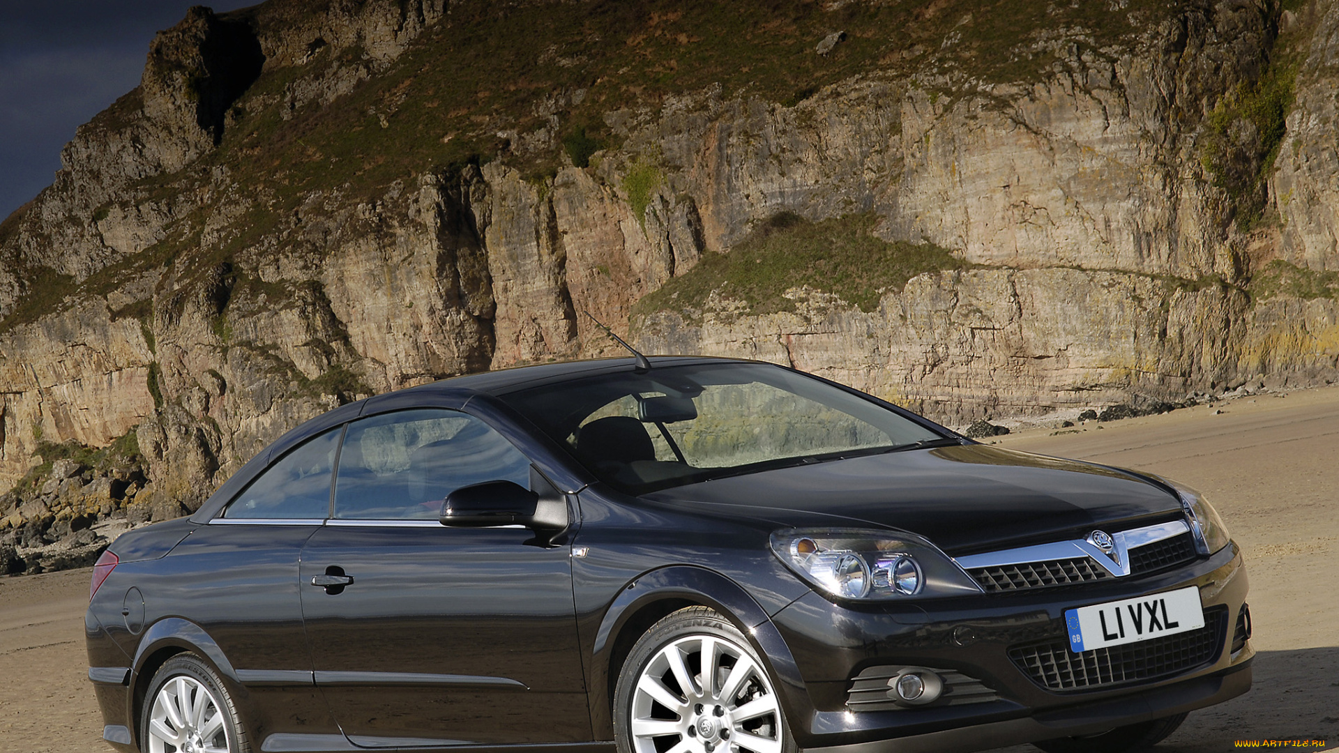 автомобили, vauxhall, twintop, astra, темный