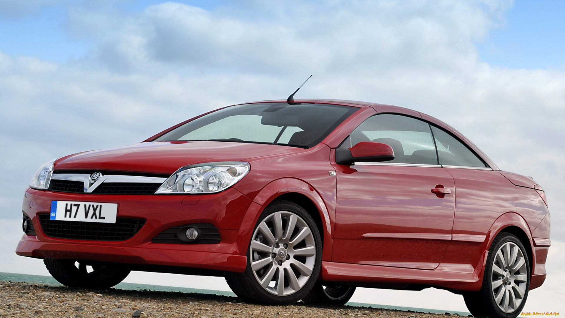 автомобили, vauxhall, twintop, красный, astra