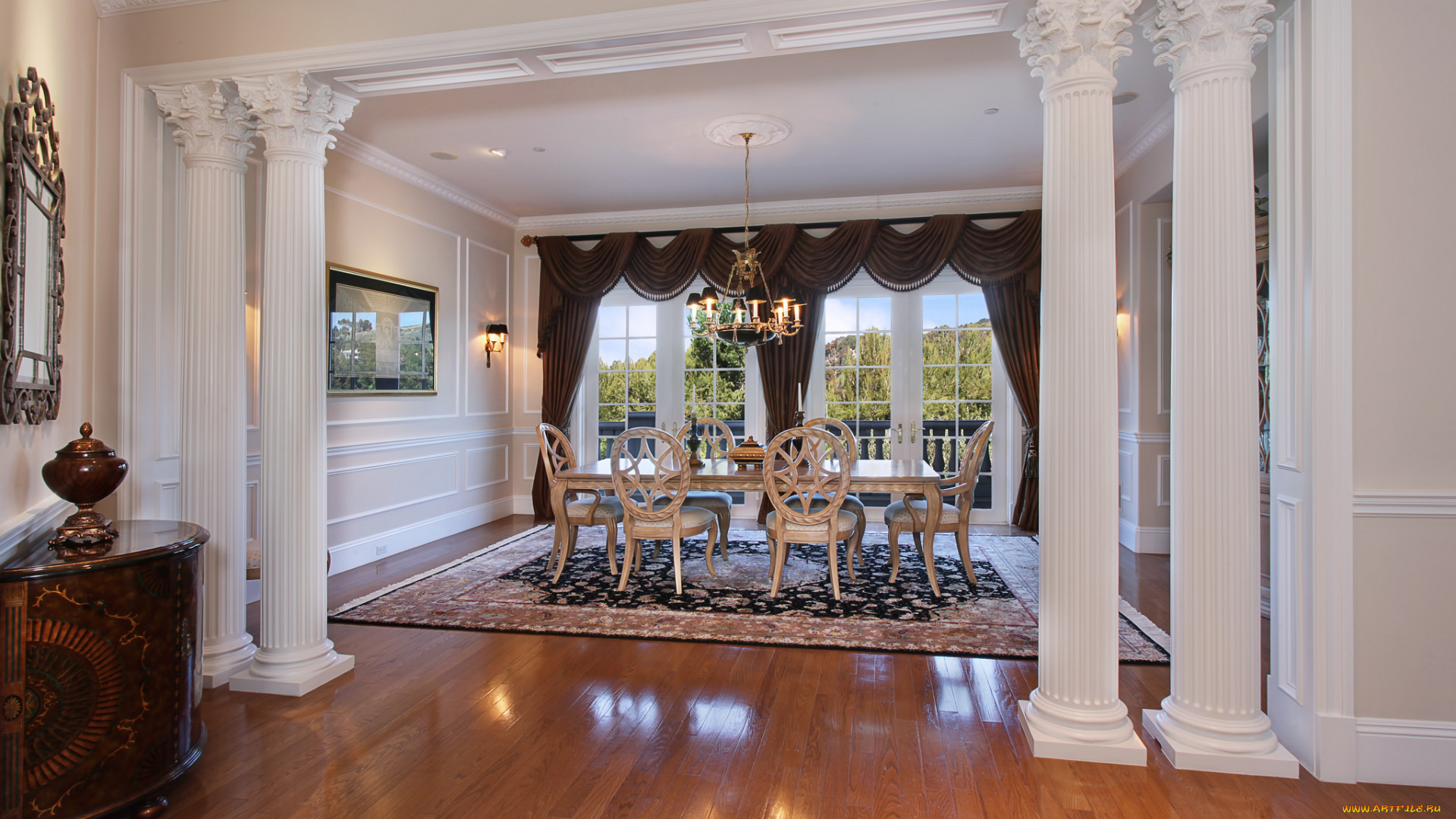 интерьер, столовая, дизайн, стиль, мебель