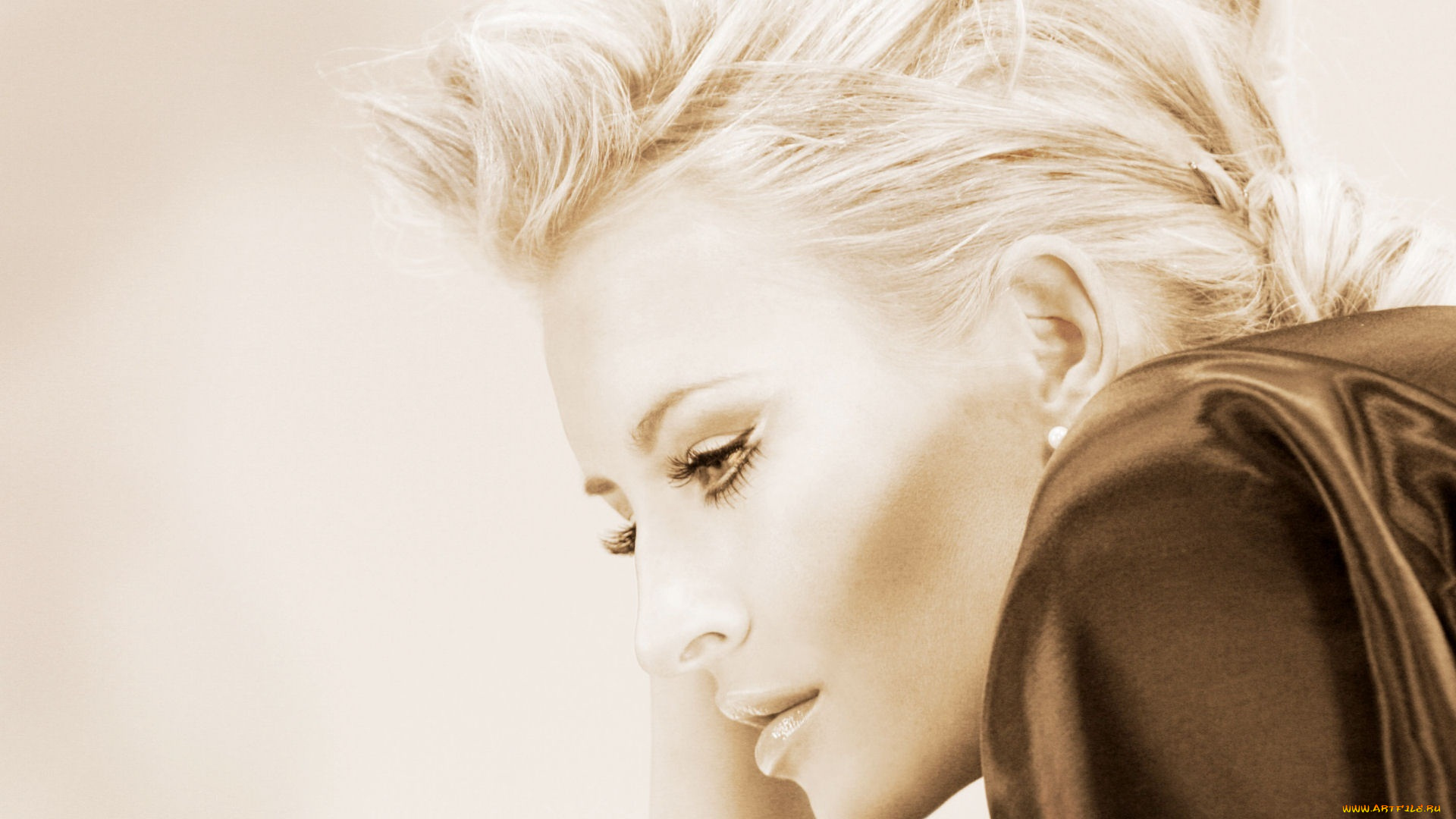 музыка, sarah, connor, задумчивость, профиль, блондинка, певица, сара, коннор