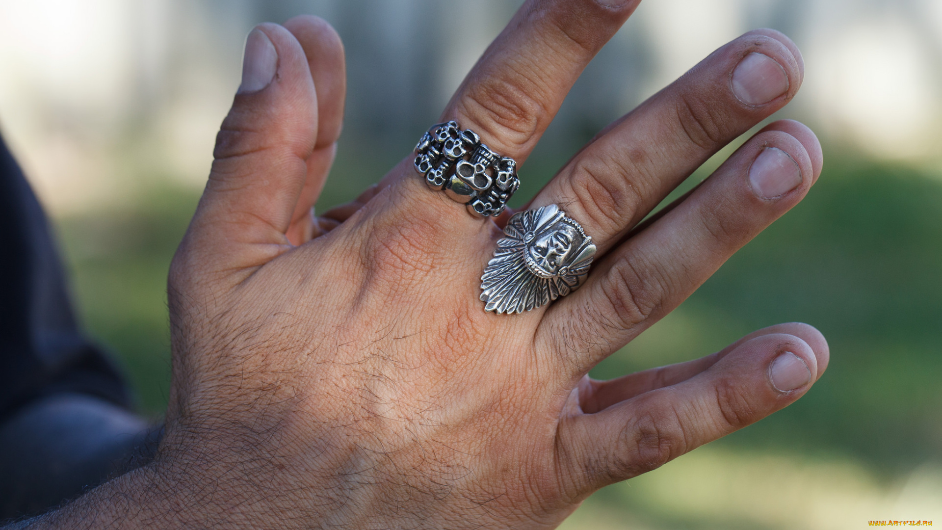 разное, руки, серебрянные, кольца, пальцы, мужские