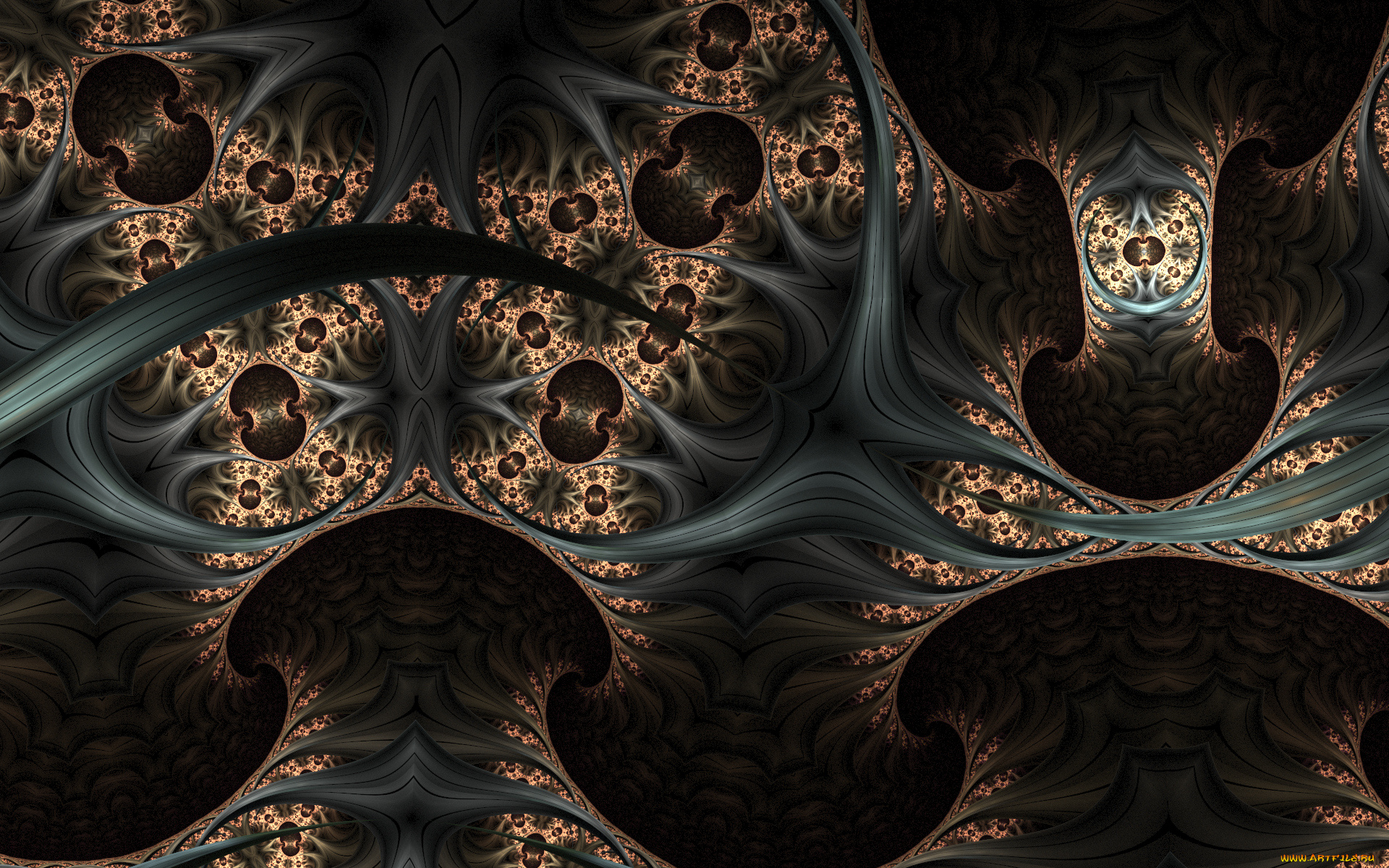 3д, графика, фракталы, , fractal, фон, узор, цвета
