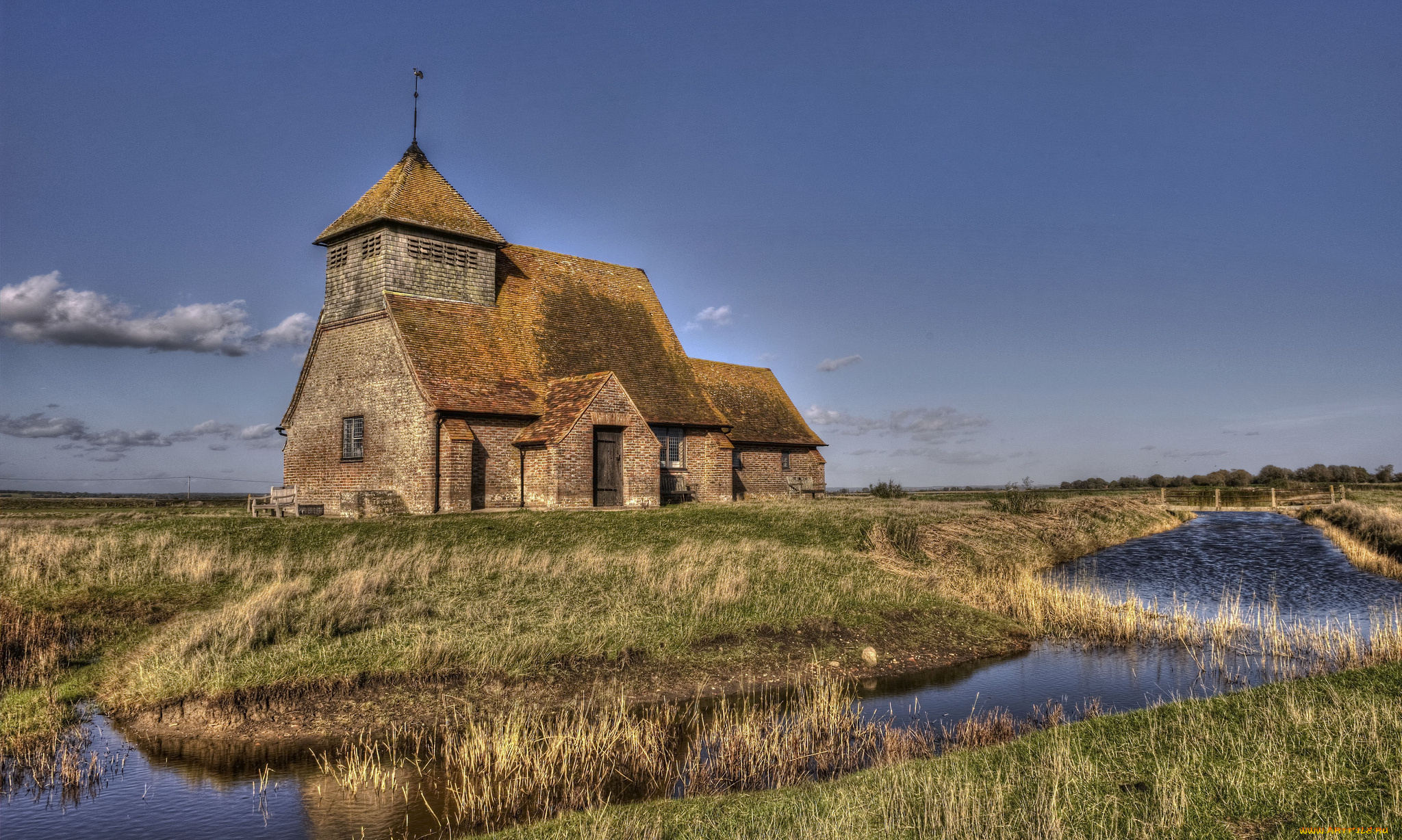 города, -, католические, соборы, , костелы, , аббатства, церковь, речка, поле