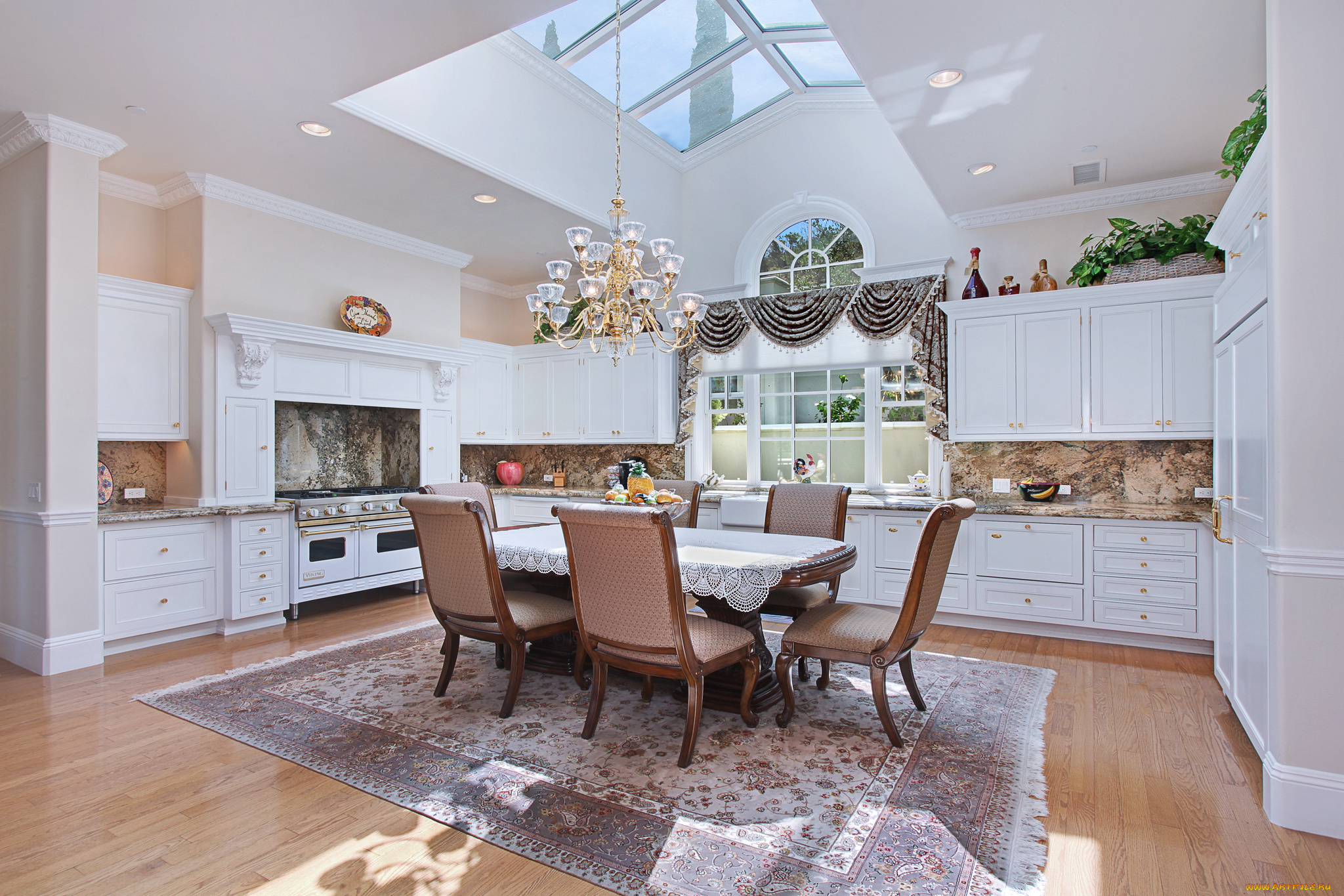 интерьер, кухня, стулья, стол, стиль