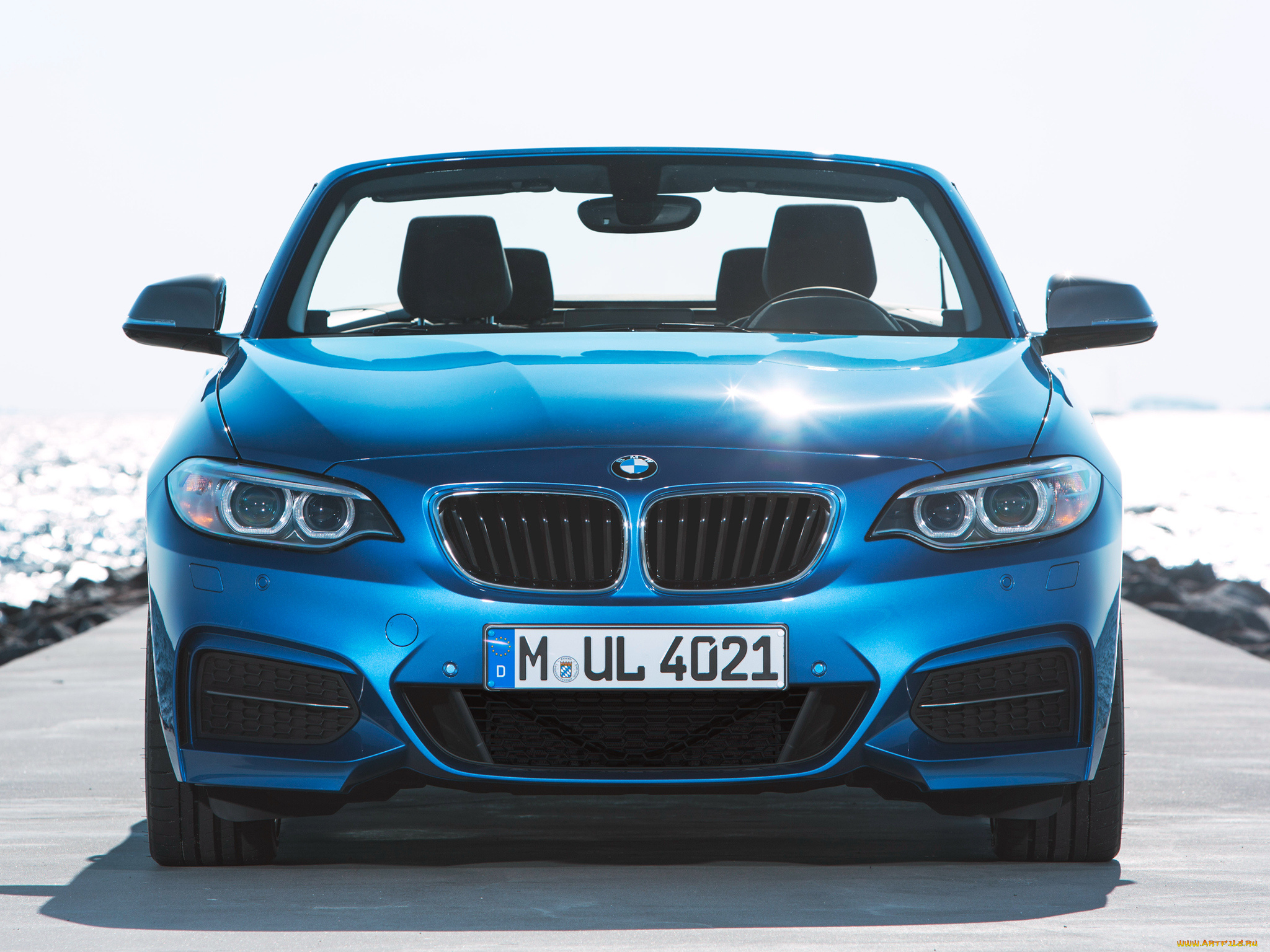 автомобили, bmw, синий, 2014г, f23, cabrio, m235i