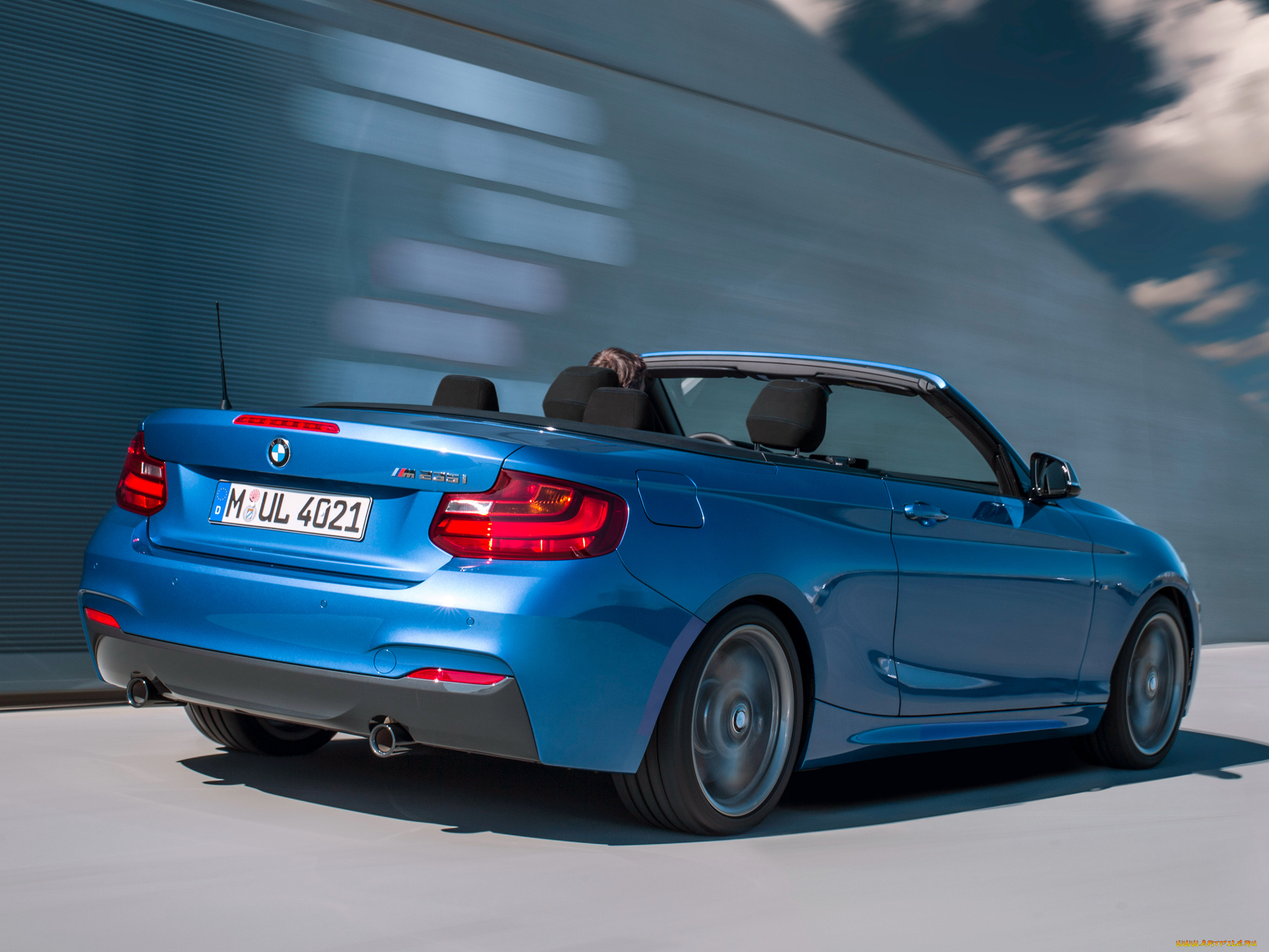 автомобили, bmw, синий, 2014г, f23, m235i, cabrio