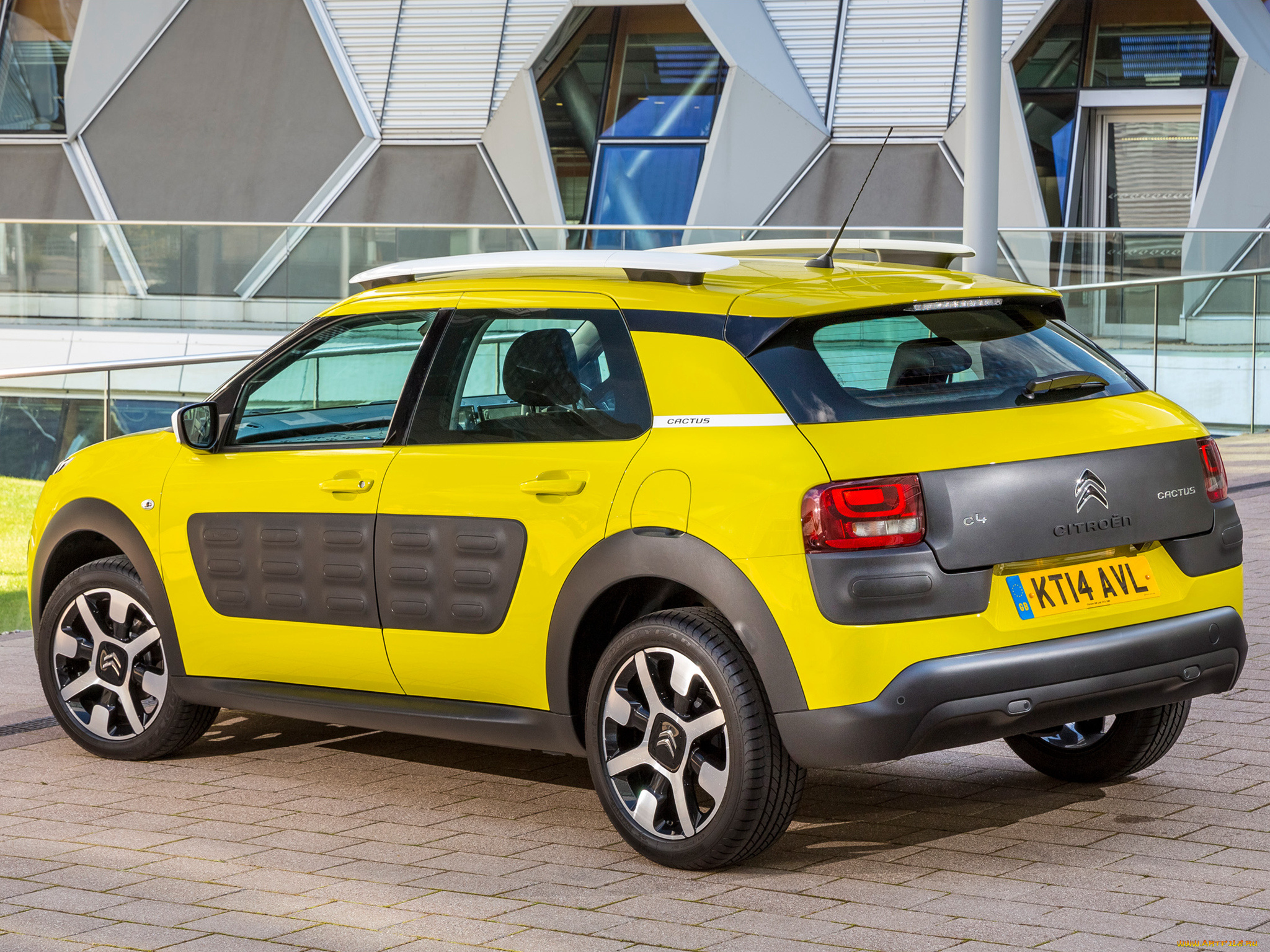 автомобили, citroen, uk-spec, cactus, c4, citroеn, желтый, 2014г