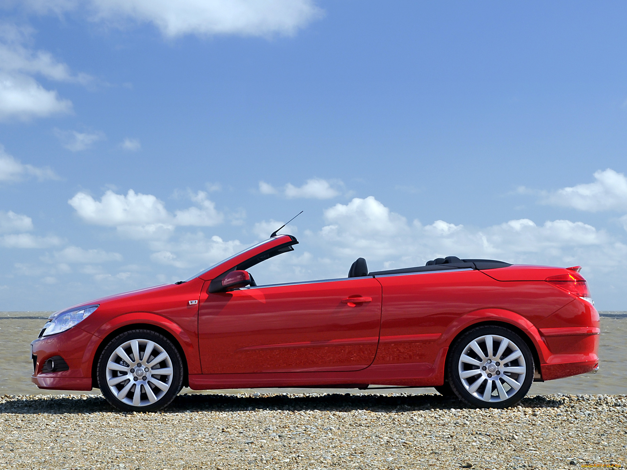 автомобили, vauxhall, красный, twintop, astra