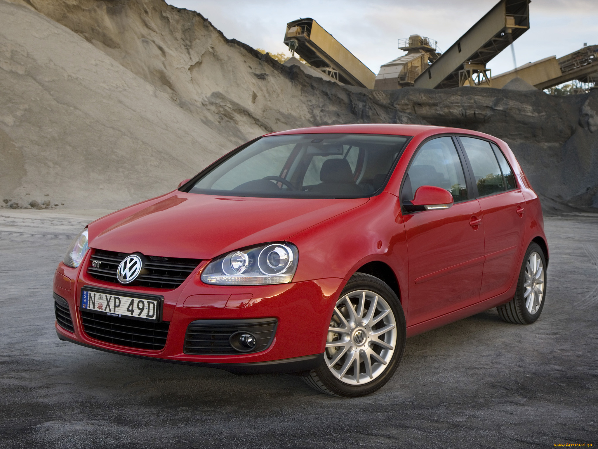 автомобили, volkswagen, красный, au-spec, 5-door, gt, golf