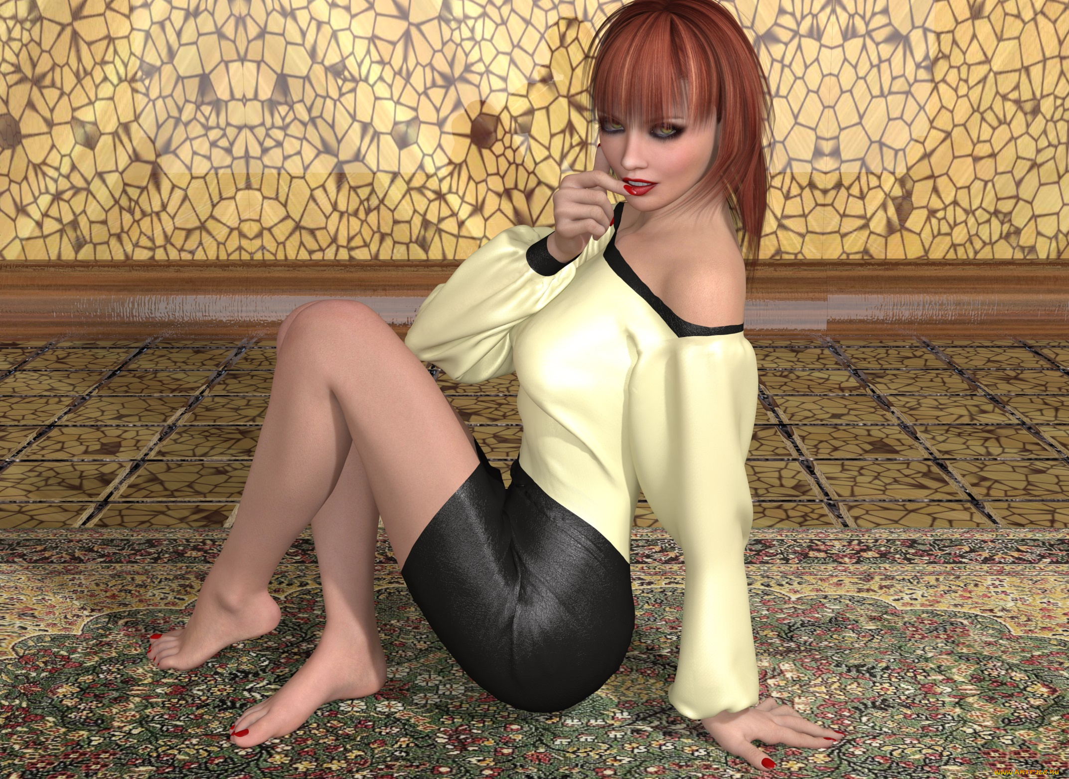 3д, графика, люди, , people, взгляд, фон, девушка