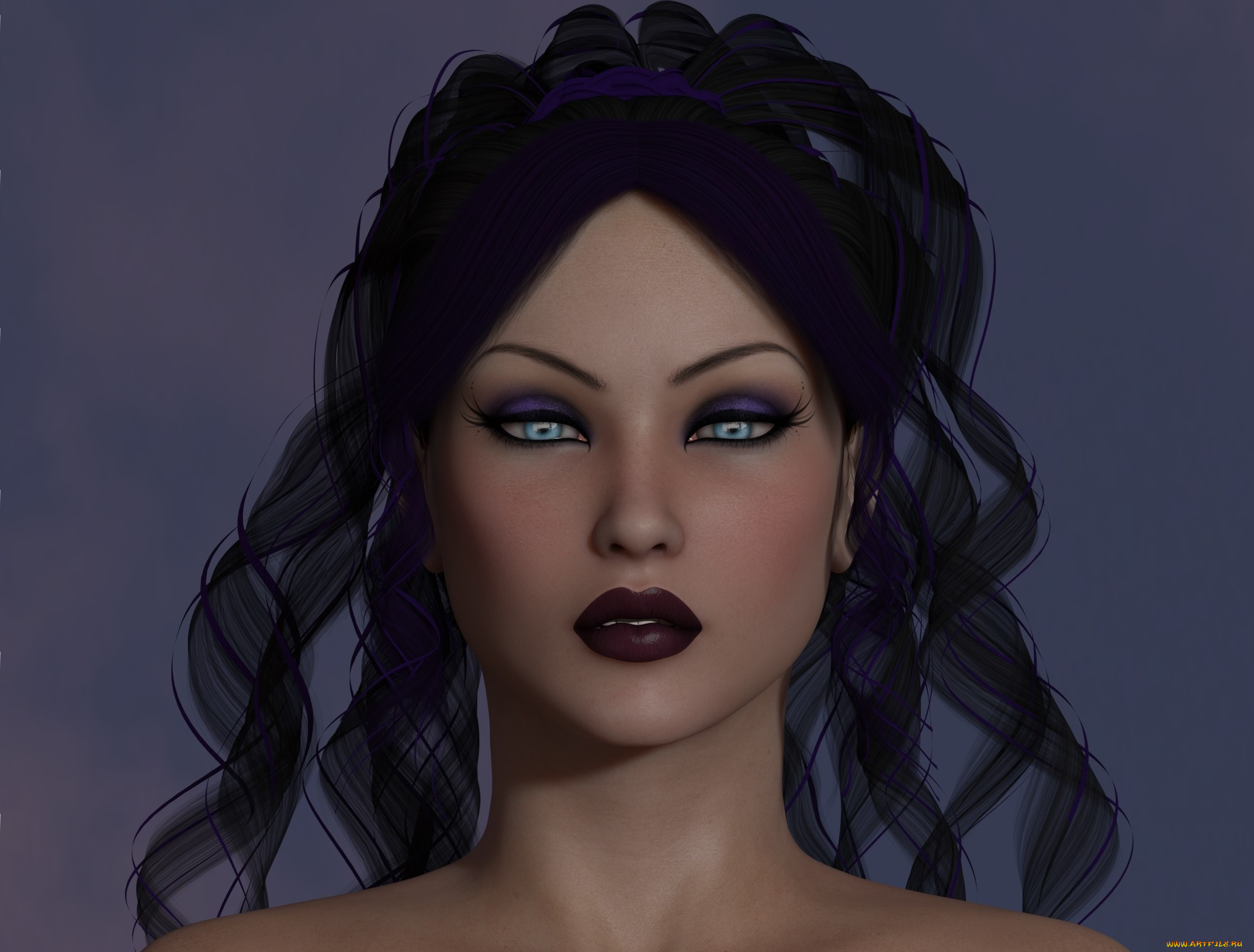3д, графика, портрет, , portraits, фон, девушка, взгляд